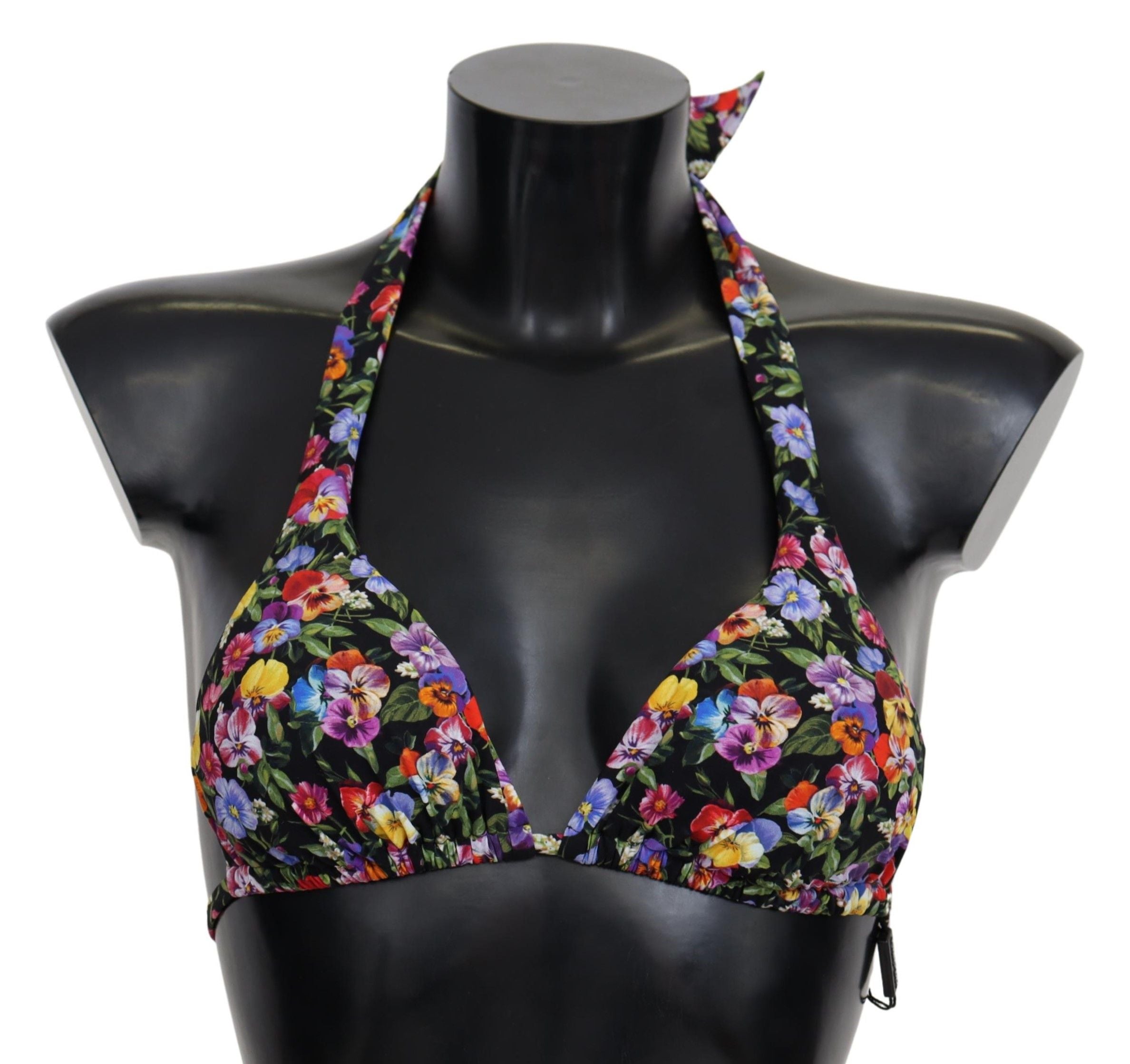 Haut de bikini imprimé floral Dolce &amp; Gabbana Chic