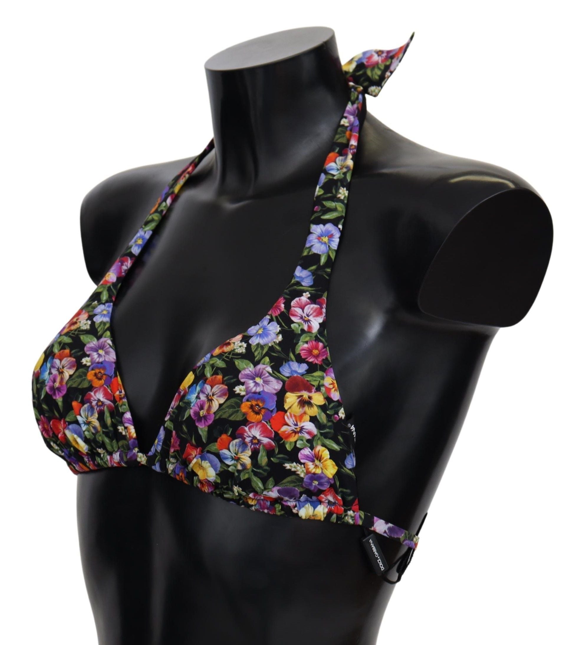 Haut de bikini imprimé floral Dolce &amp; Gabbana Chic