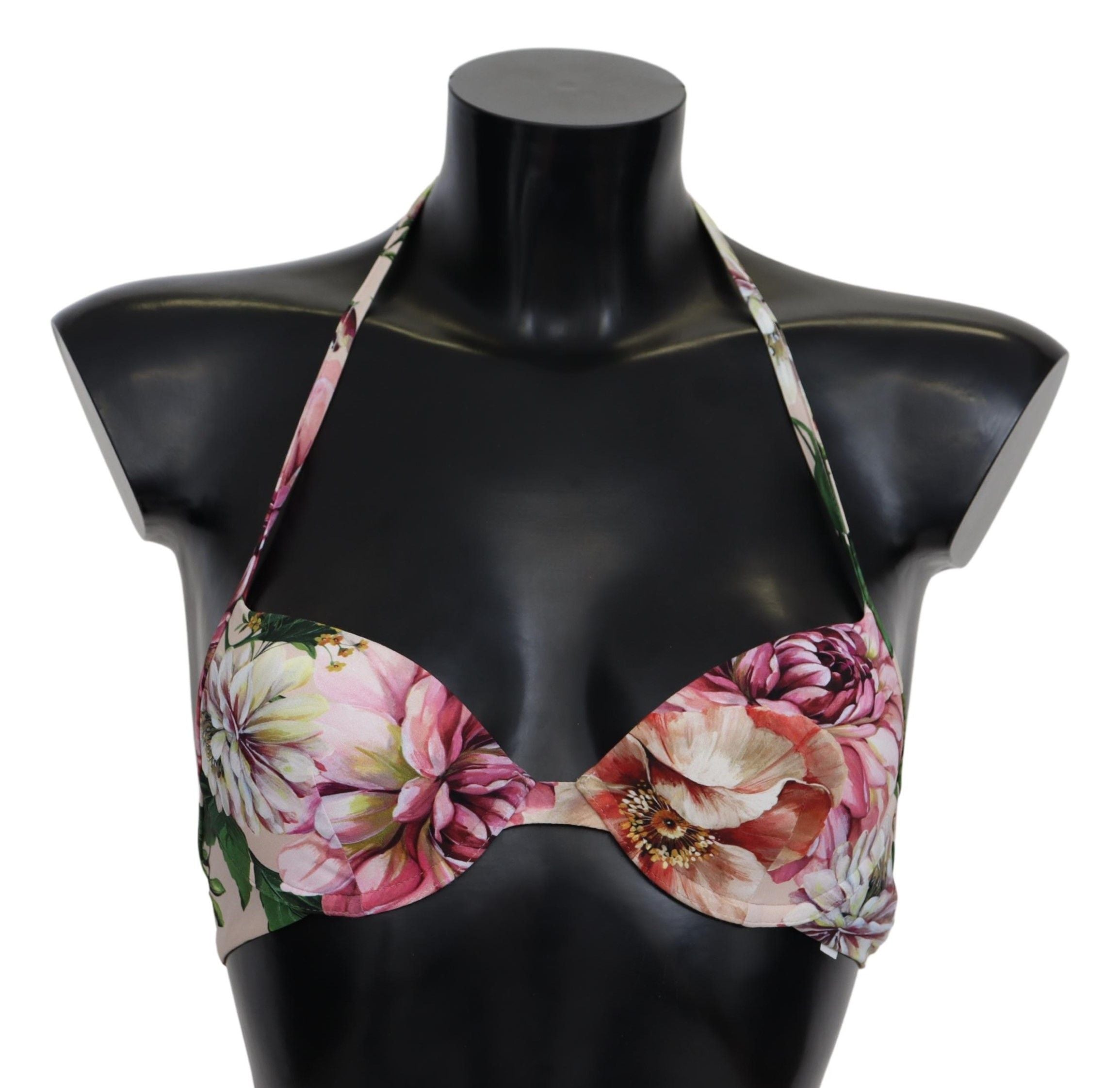 Haut de bikini élastique Floral Elegance Dolce &amp; Gabbana