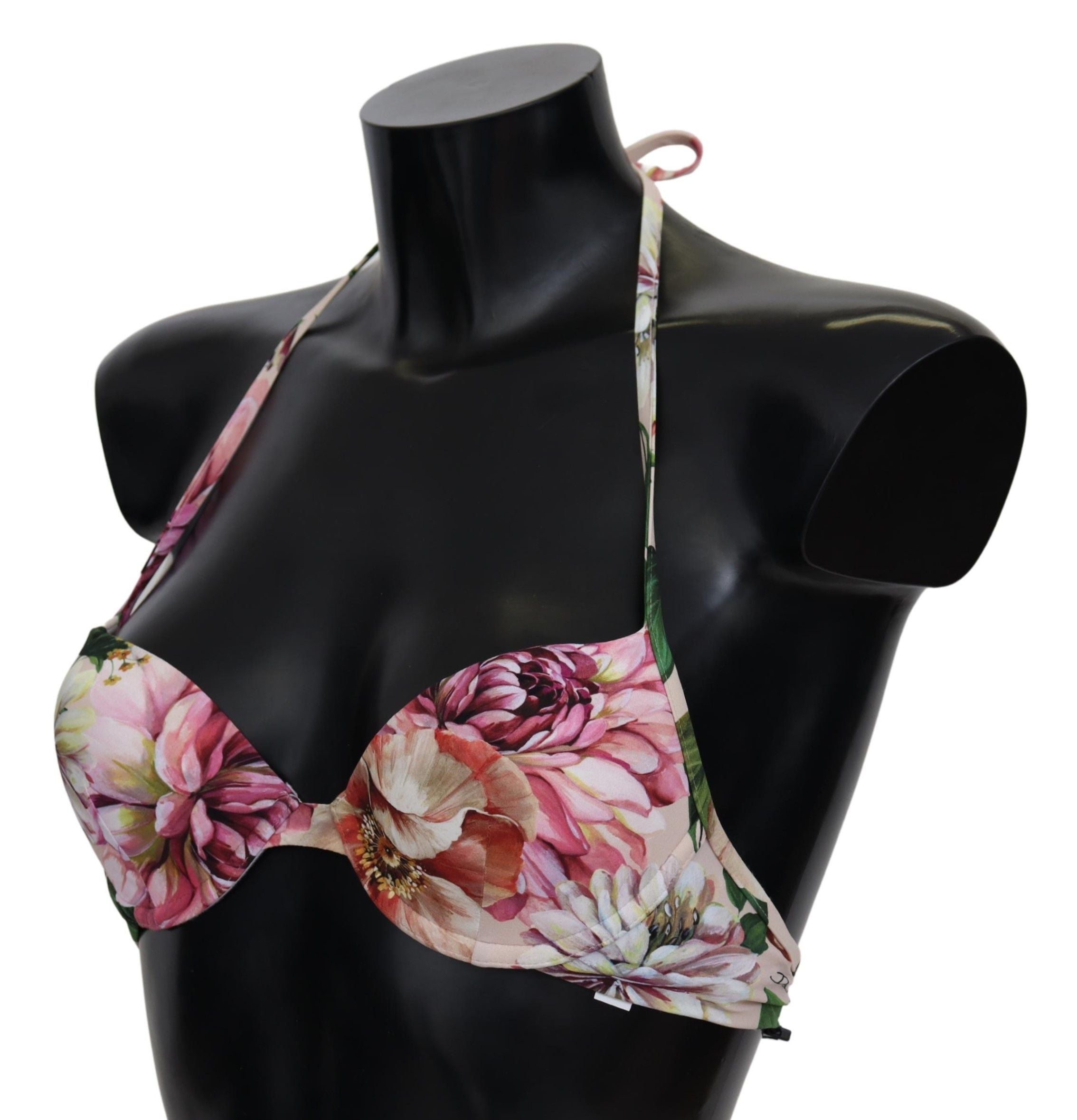 Haut de bikini élastique Floral Elegance Dolce &amp; Gabbana