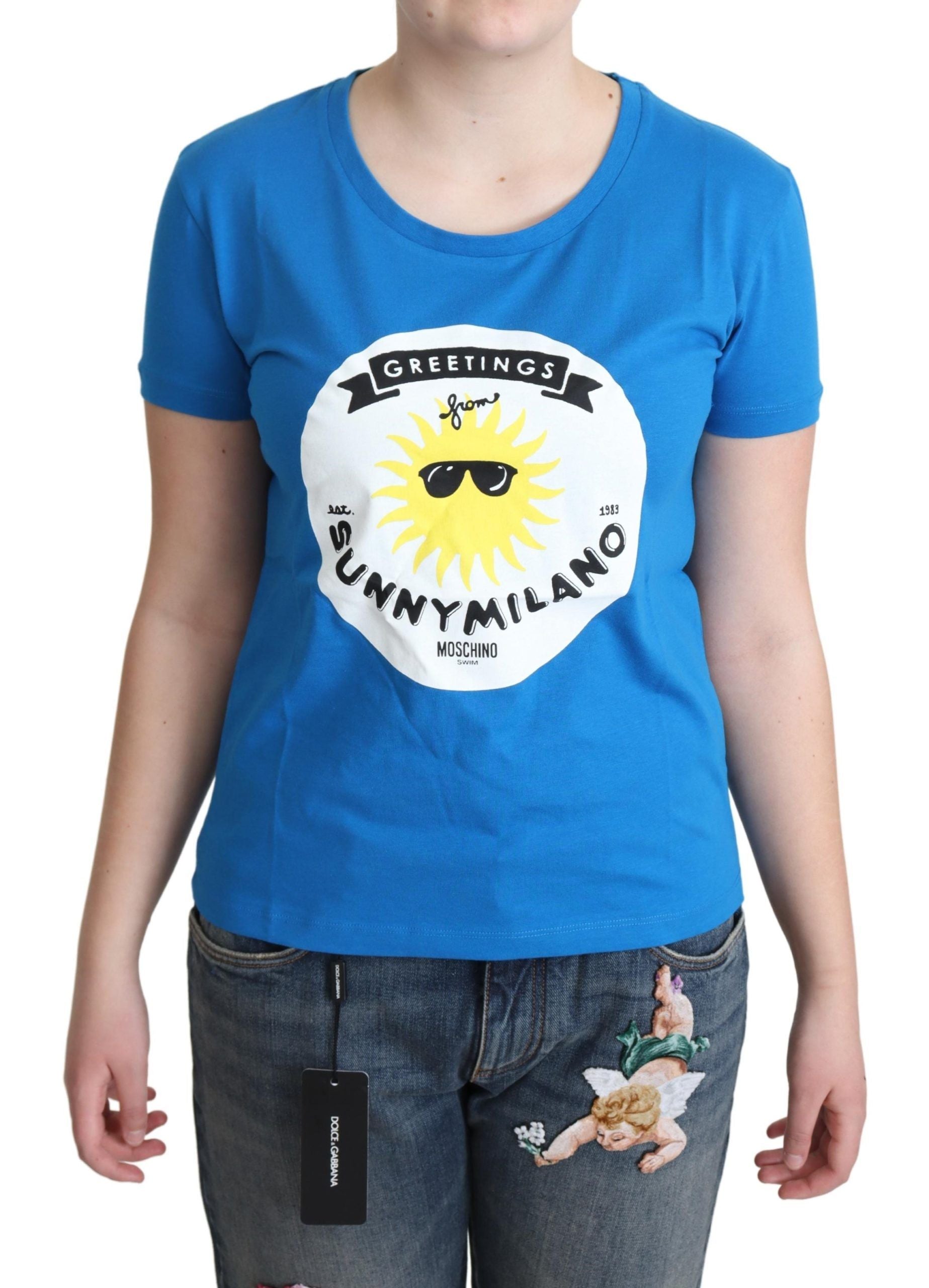 Moschino Sunny Milano Chic T-shirt à col rond