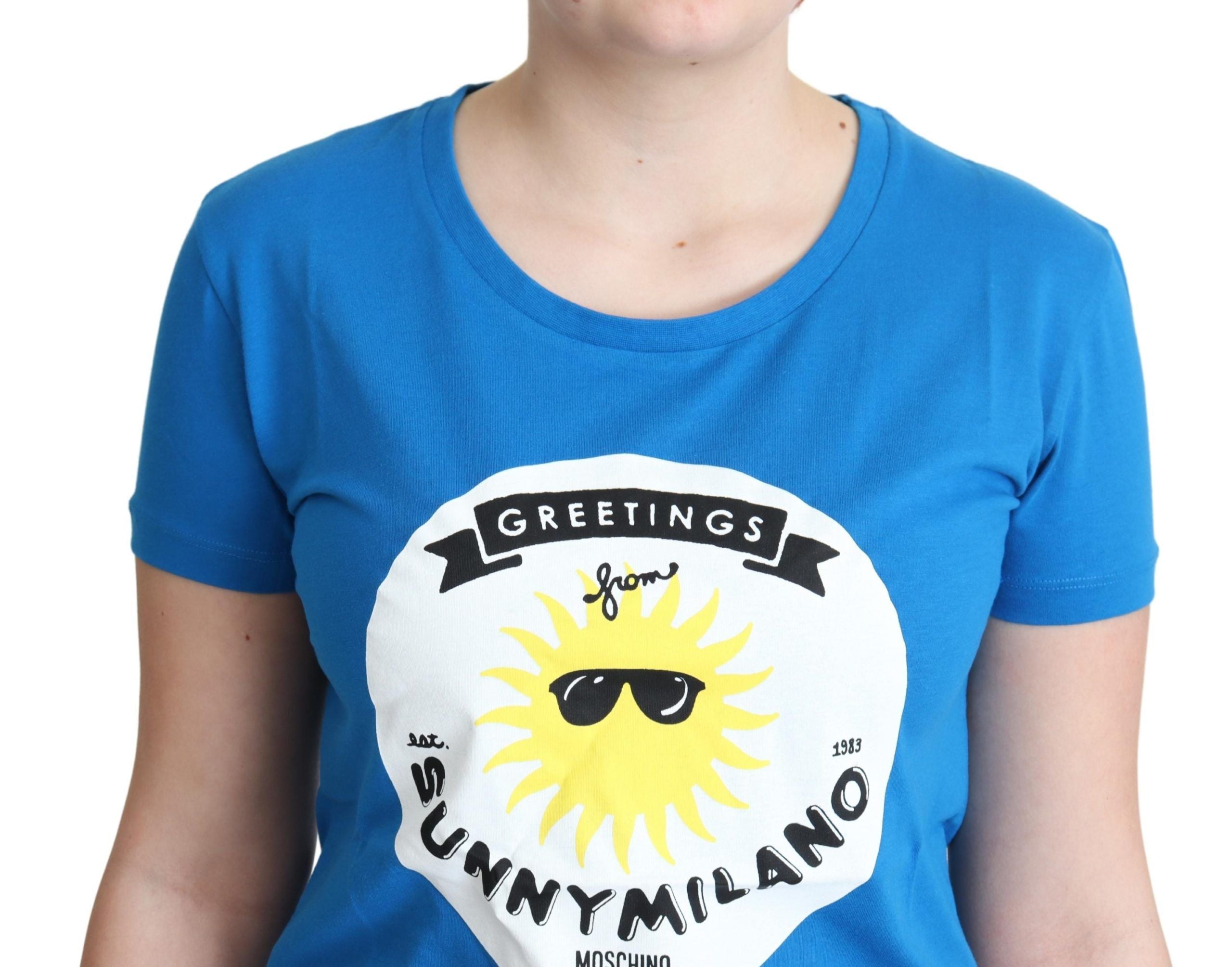 Moschino Sunny Milano Chic T-shirt à col rond