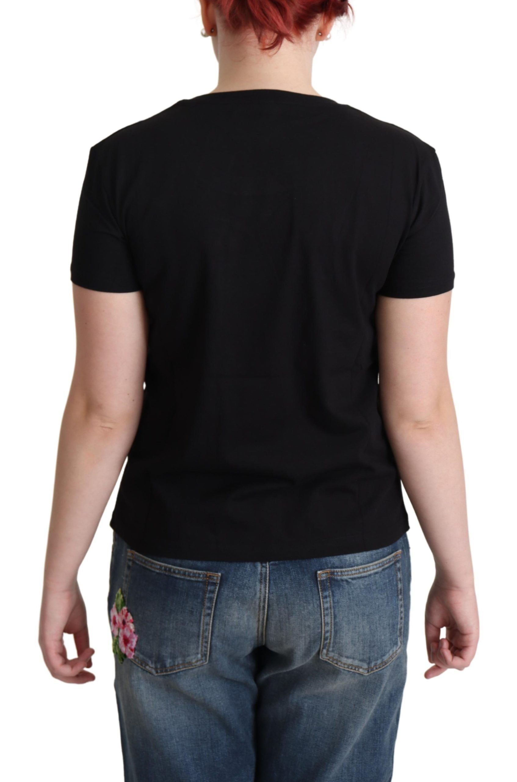 T-shirt chic en coton Moschino avec imprimé Milano