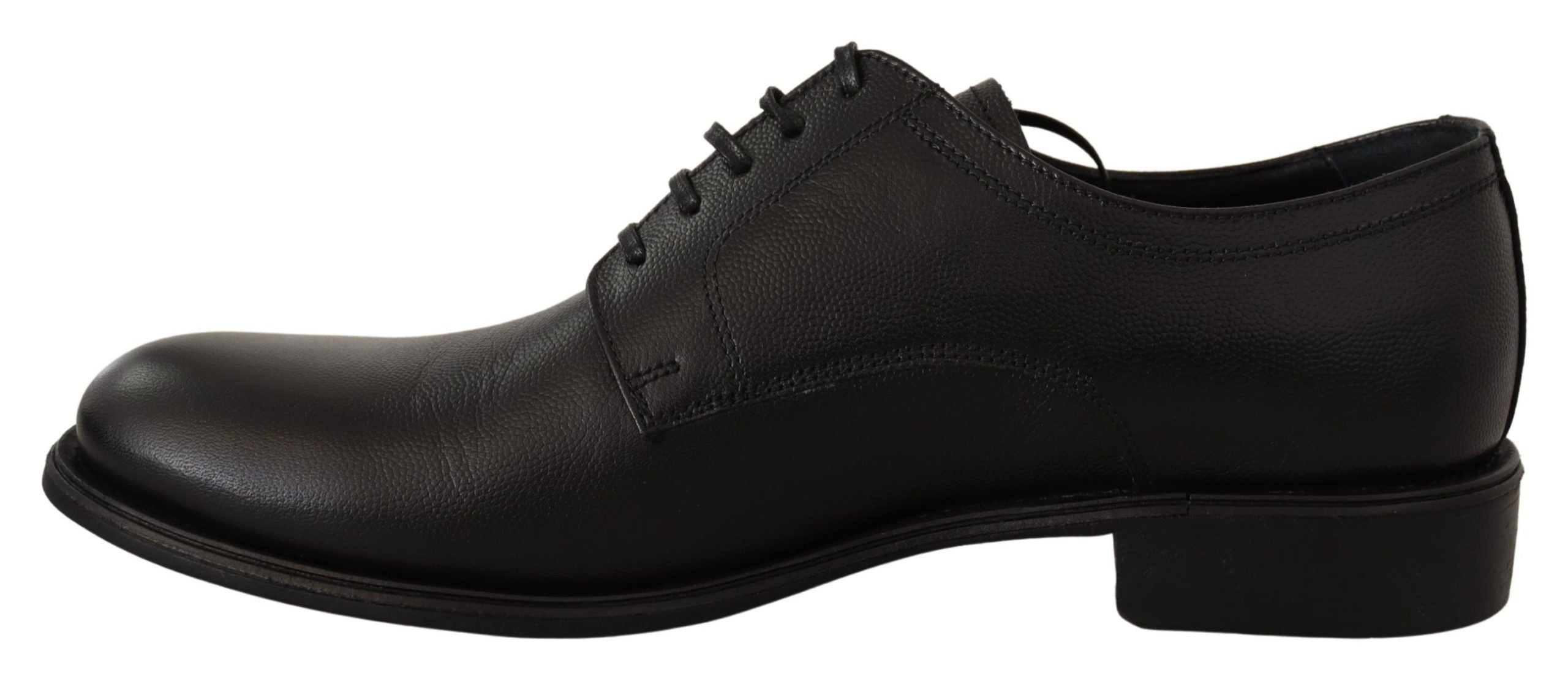 Dolce &amp; Gabbana élégantes chaussures derby en cuir noir