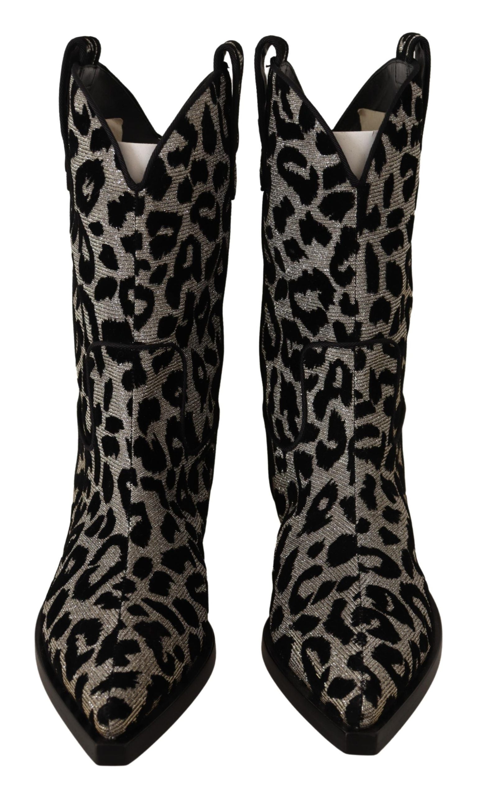 Dolce &amp; Gabbana Bottes mi-mollet élégantes à imprimé léopard