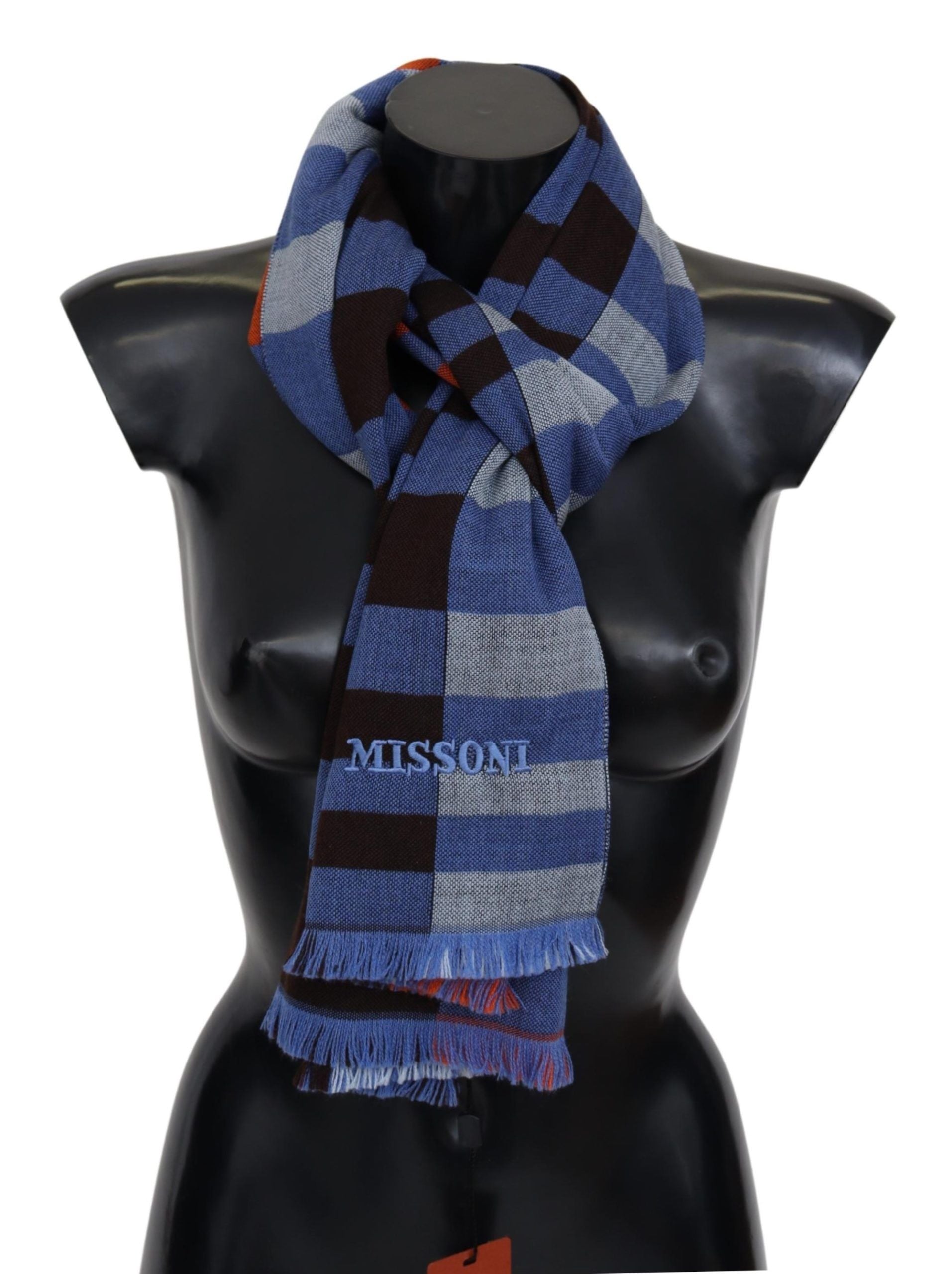 Missoni Chic Écharpe en laine multicolore Accessoire unisexe