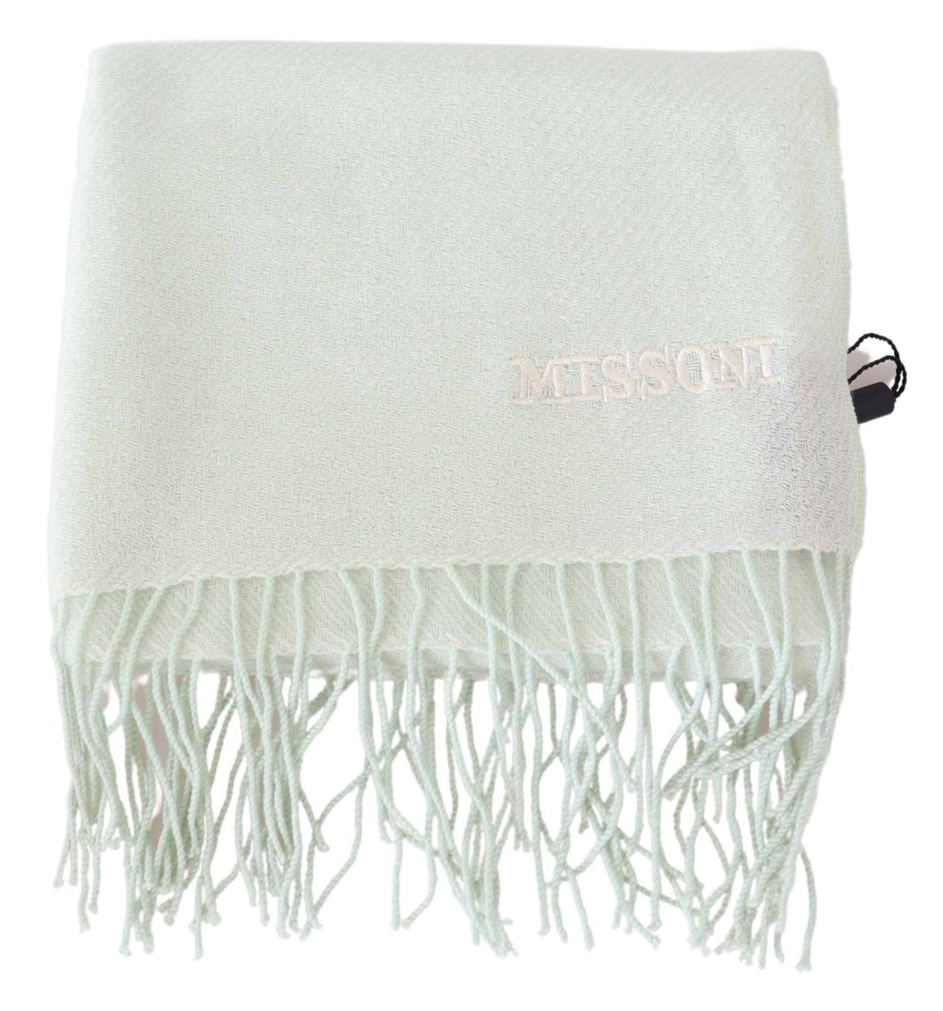 Missoni Écharpe élégante en cachemire blanc