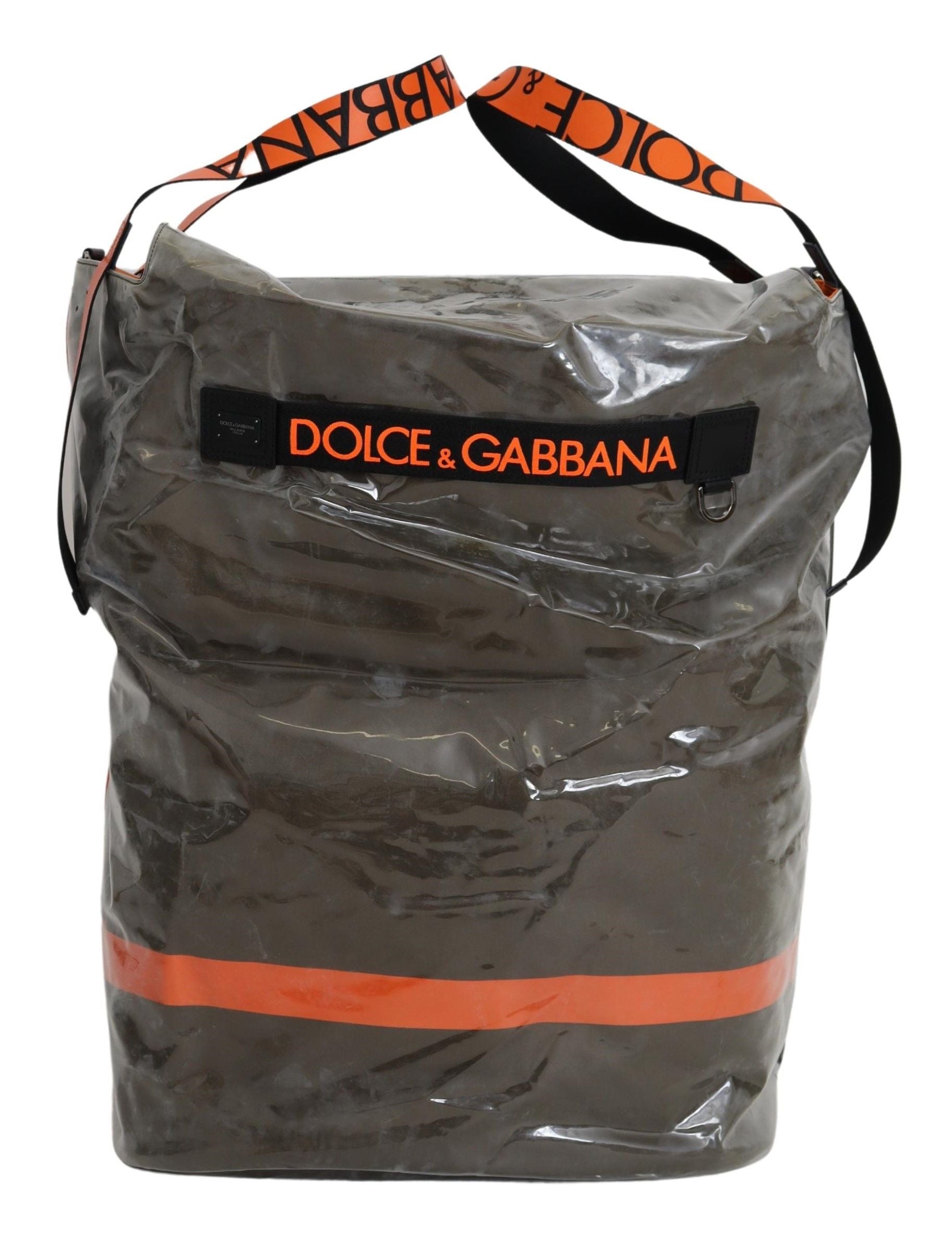 Dolce &amp; Gabbana Grand sac fourre-tout en tissu vert somptueux