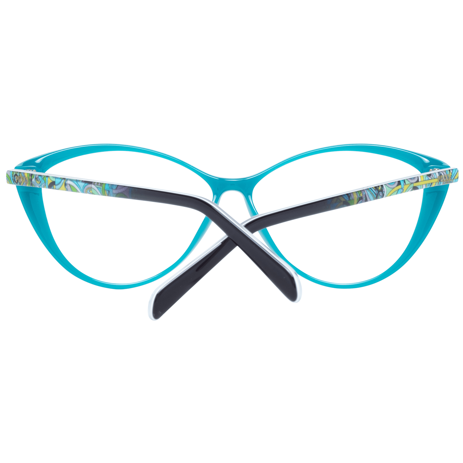 Emilio Pucci Chic Green Cat Eye Designer Frames