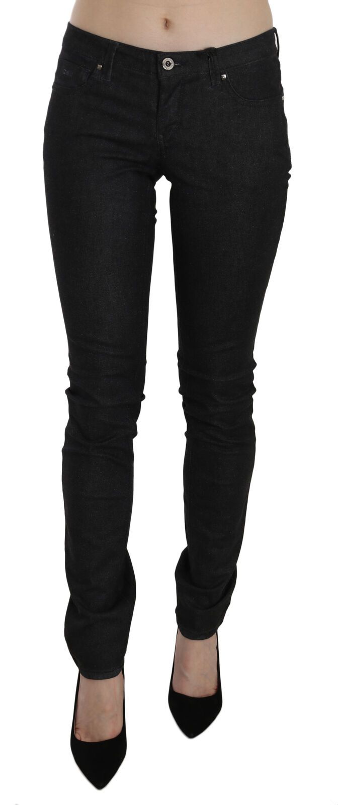 Costume National Chic Taille Basse Coupe Slim Denim Skinny