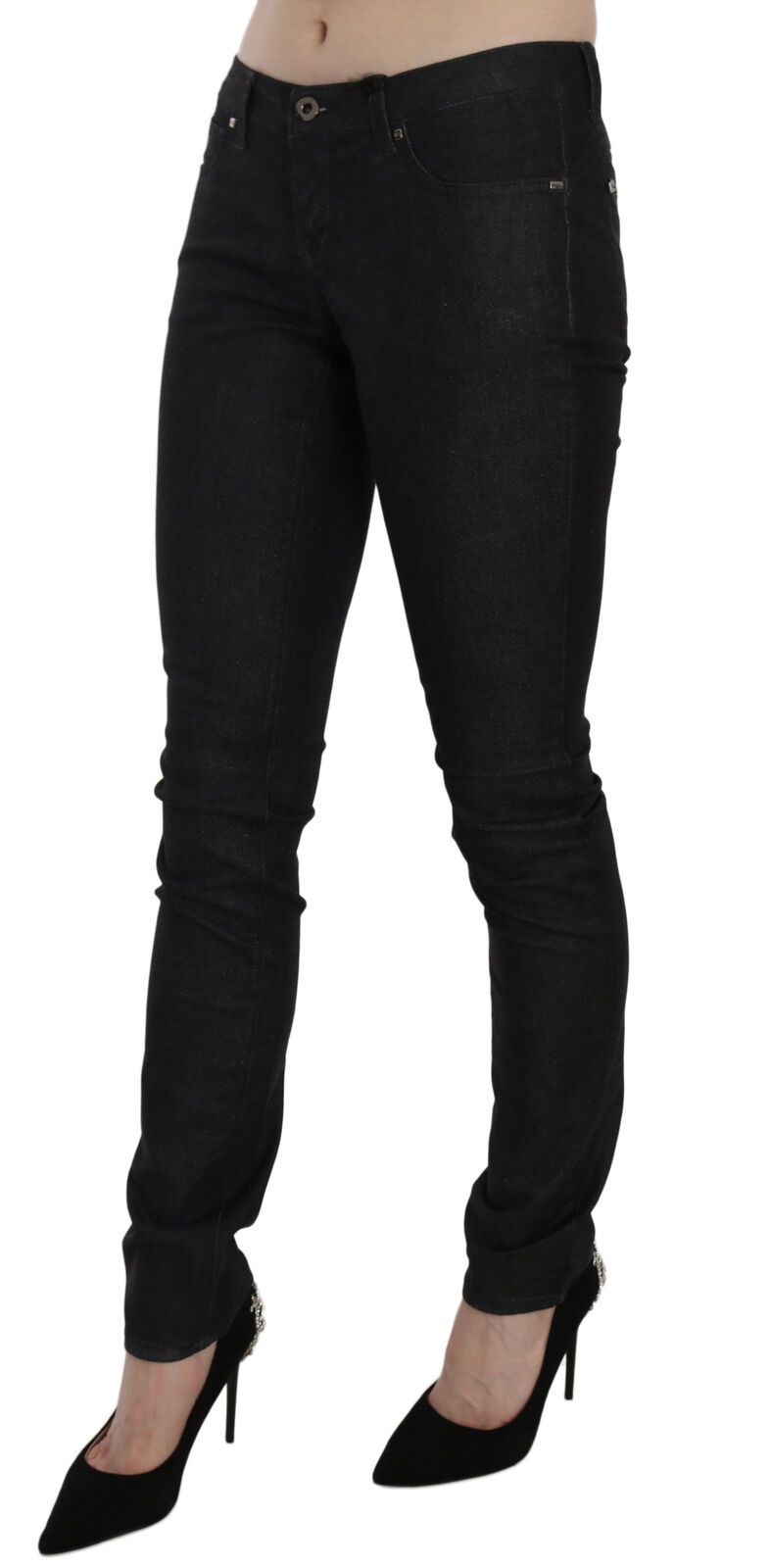 Costume National Chic Taille Basse Coupe Slim Denim Skinny