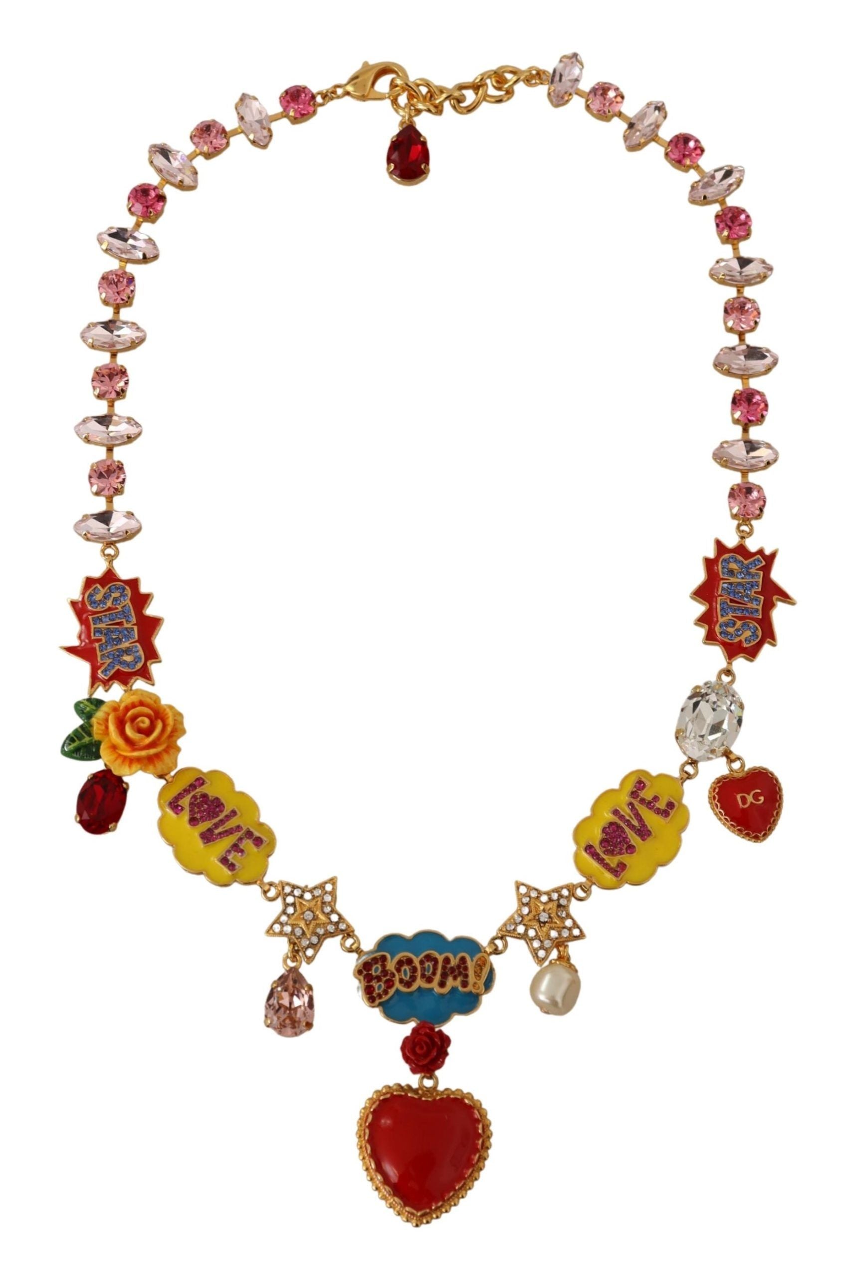 Collier tendance Dolce &amp; Gabbana Chic Fumetti Cartoons