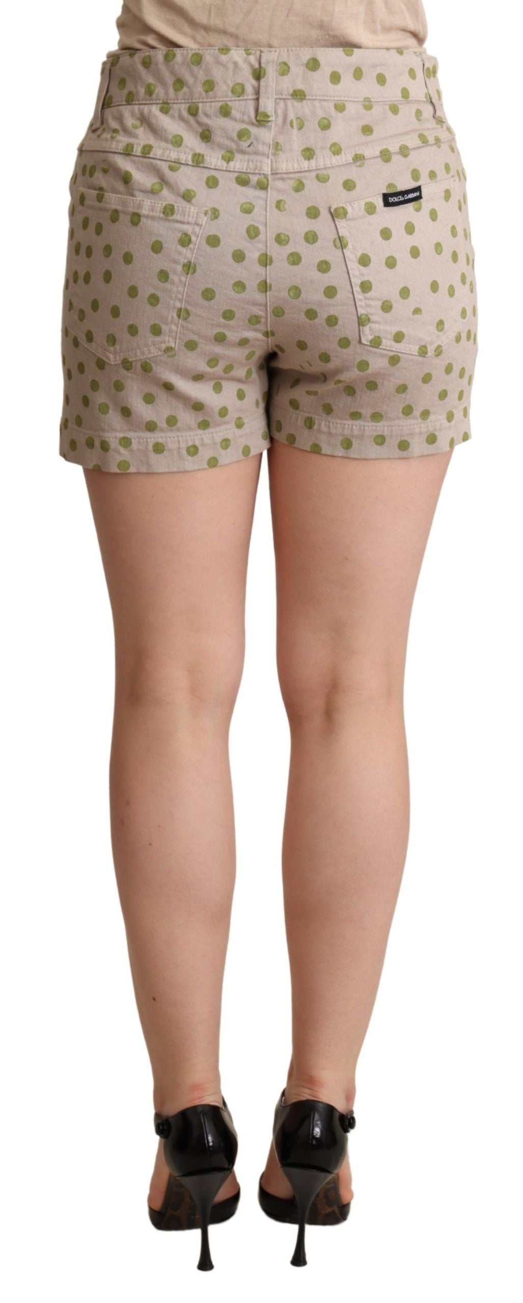 Dolce &amp; Gabbana Chic short stretch en coton à pois