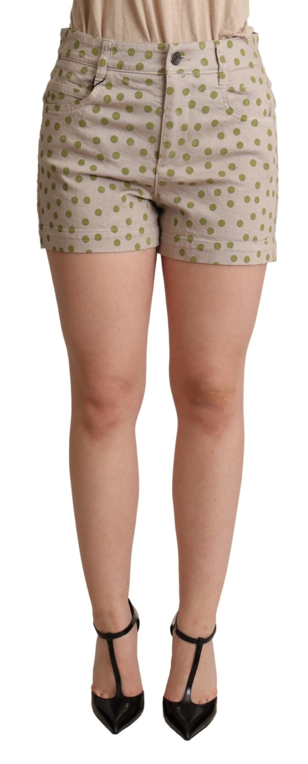 Dolce &amp; Gabbana Chic short stretch en coton à pois