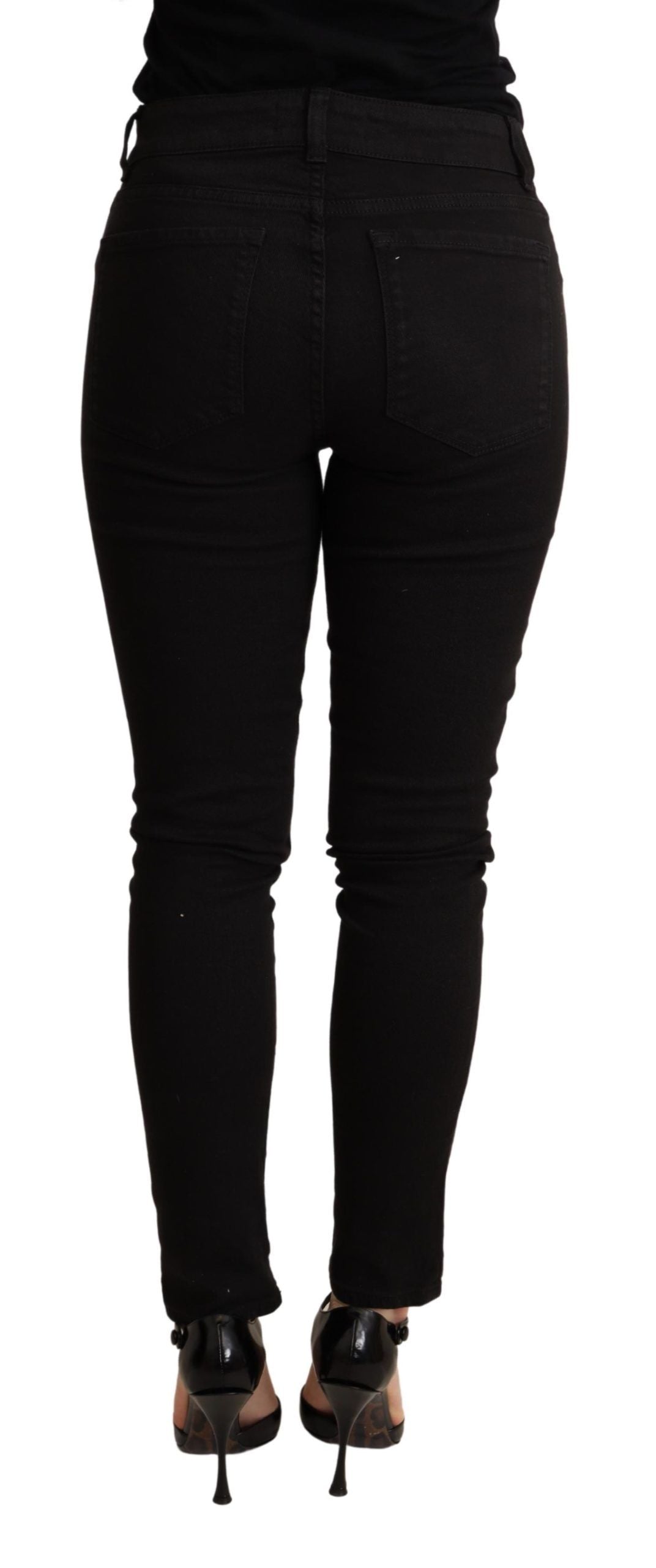 Dolce &amp; Gabbana Jean skinny noir élégant et slim