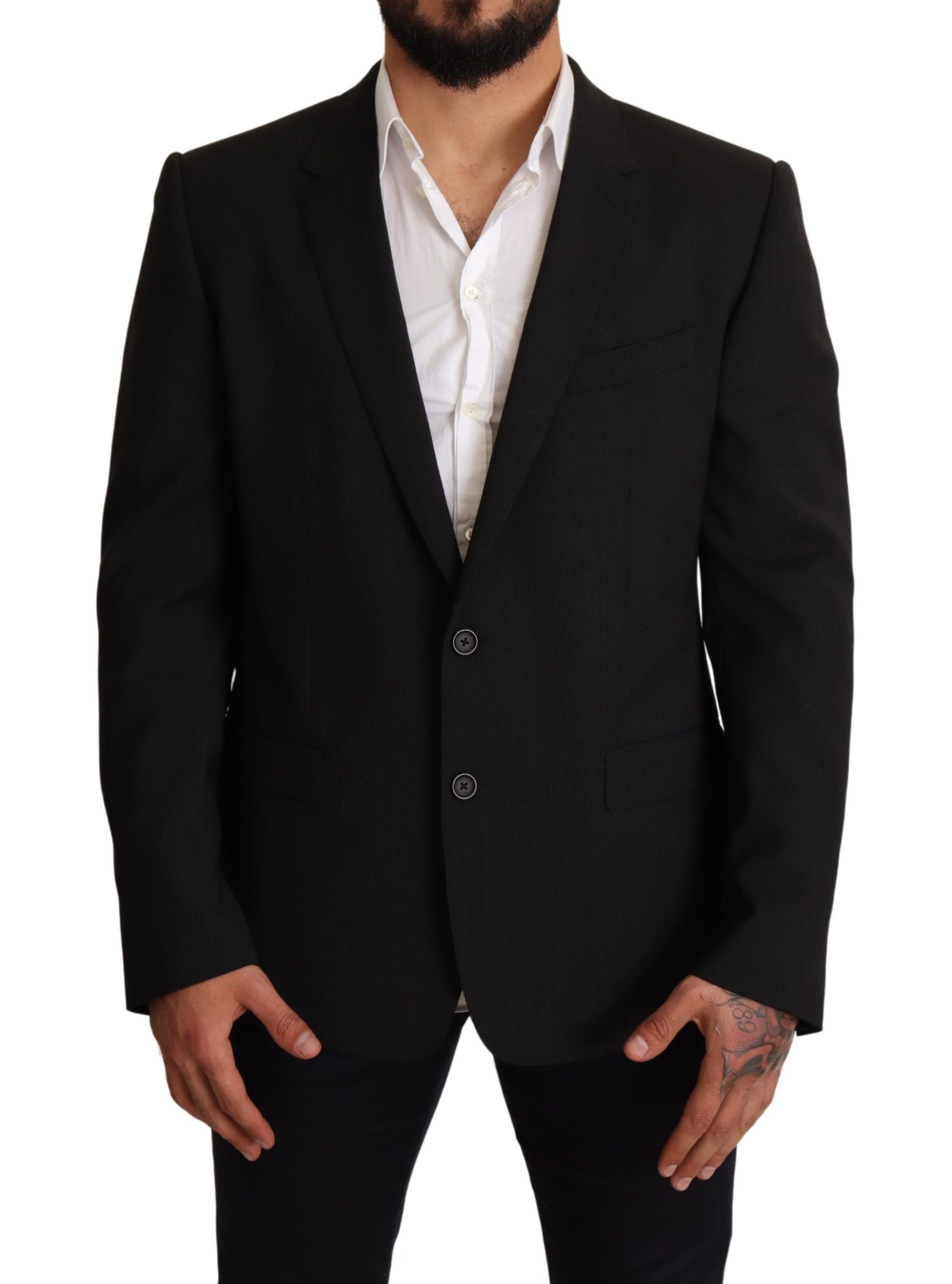 Dolce &amp; Gabbana Veste blazer élégante coupe slim Martini