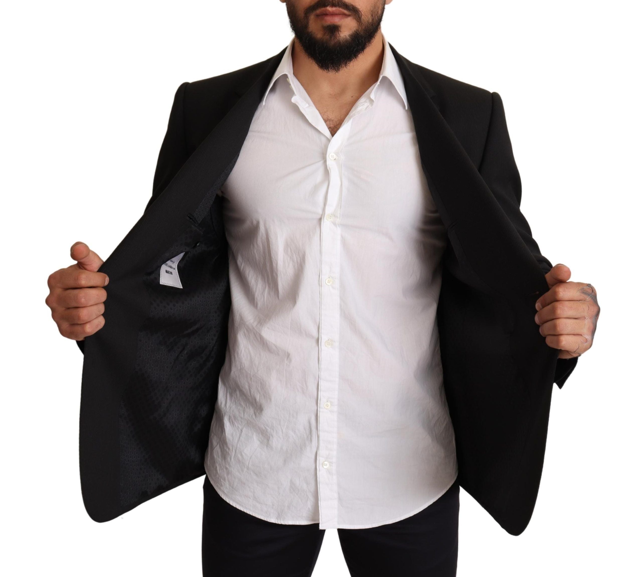 Dolce &amp; Gabbana Veste blazer élégante coupe slim Martini