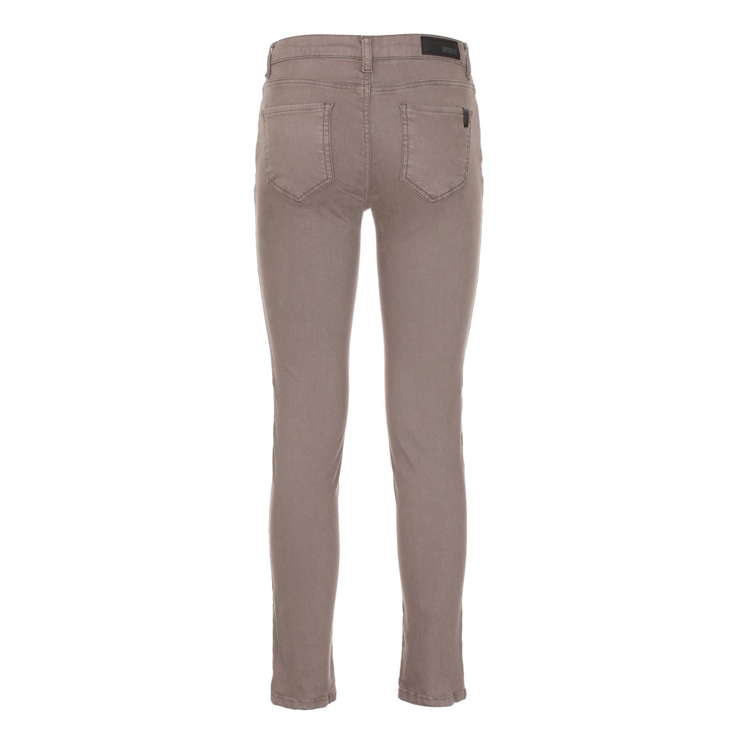 Pantalon Stretch En Coton Gris Imparfait Impeccable