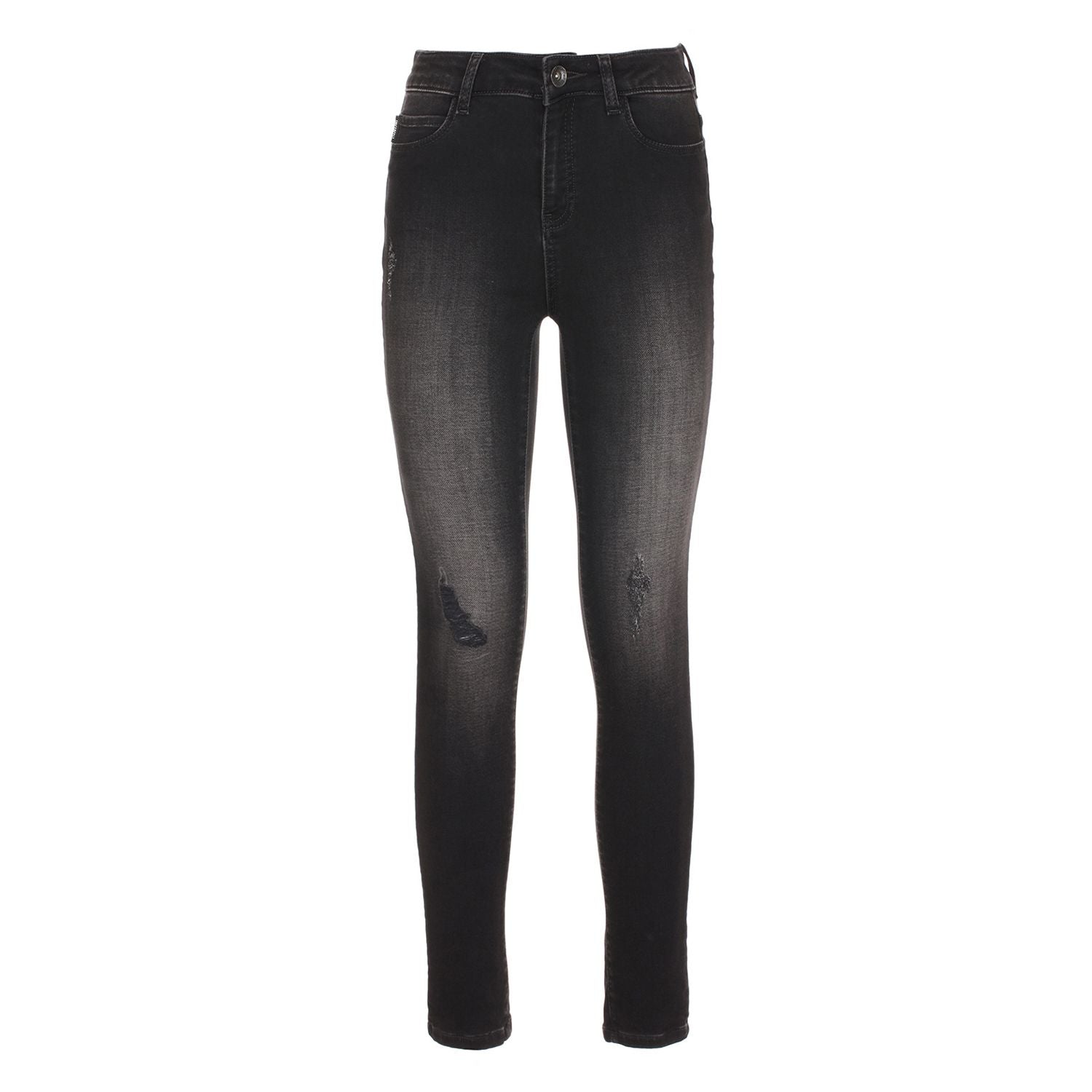 Pantalon de survêtement en mélange de coton noir élégant et imparfait