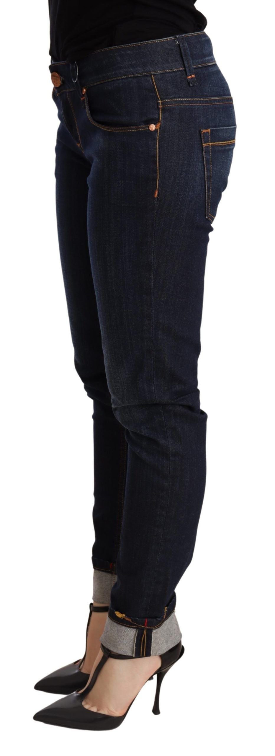 Jean skinny bleu foncé Acht Chic