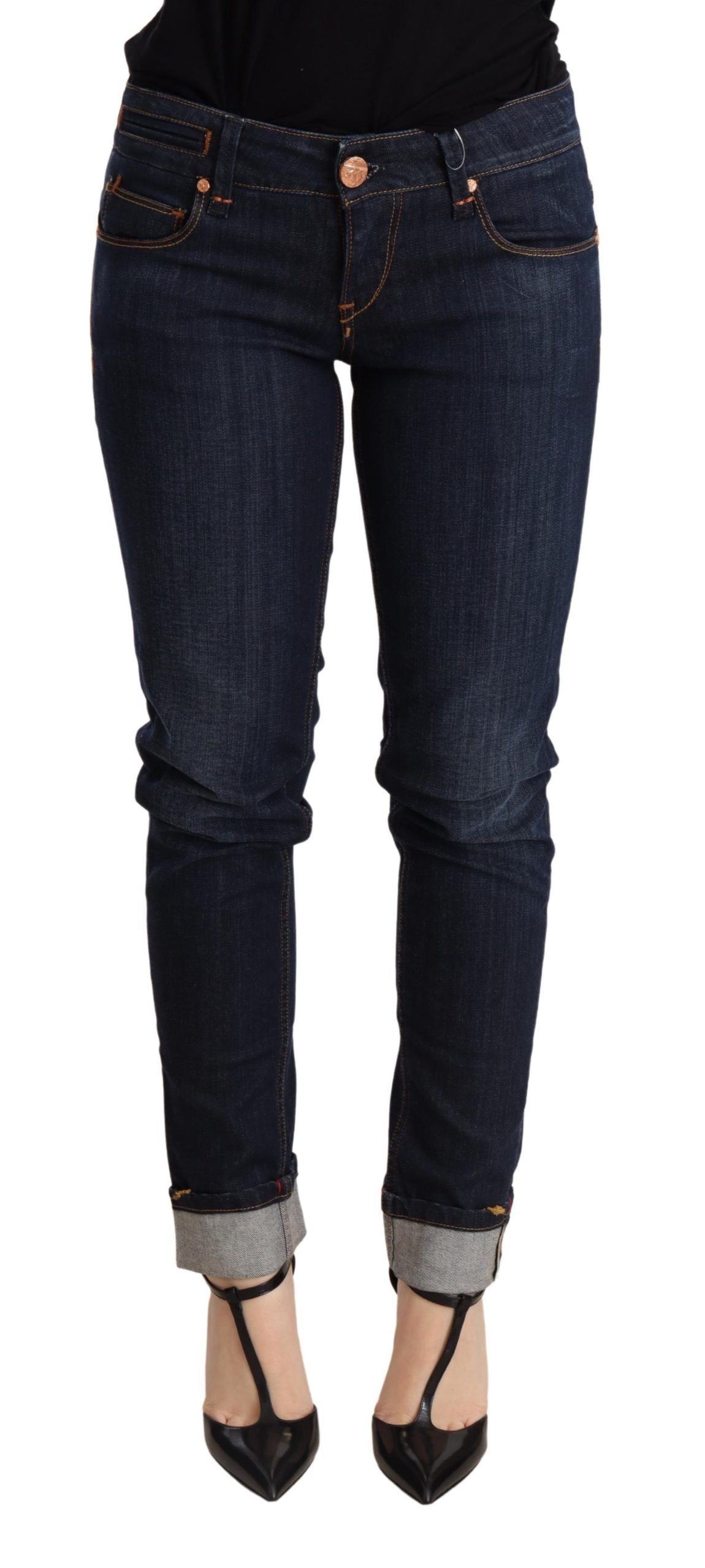 Jean skinny bleu foncé Acht Chic