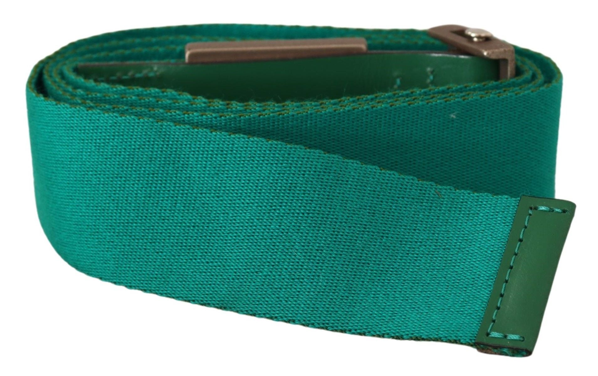 GF Ferre Ceinture réglable en coton vert élégant