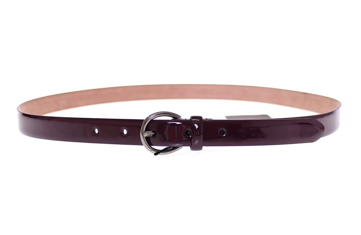 Dolce &amp; Gabbana Ceinture élégante en cuir violet - Élégance italienne