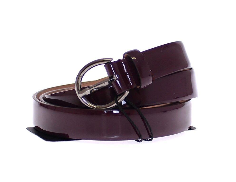 Dolce &amp; Gabbana Ceinture élégante en cuir violet - Élégance italienne