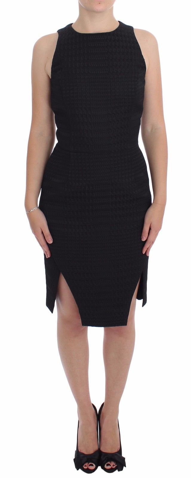 DAIZY SHELY Robe fourreau noire élégante pour les occasions formelles