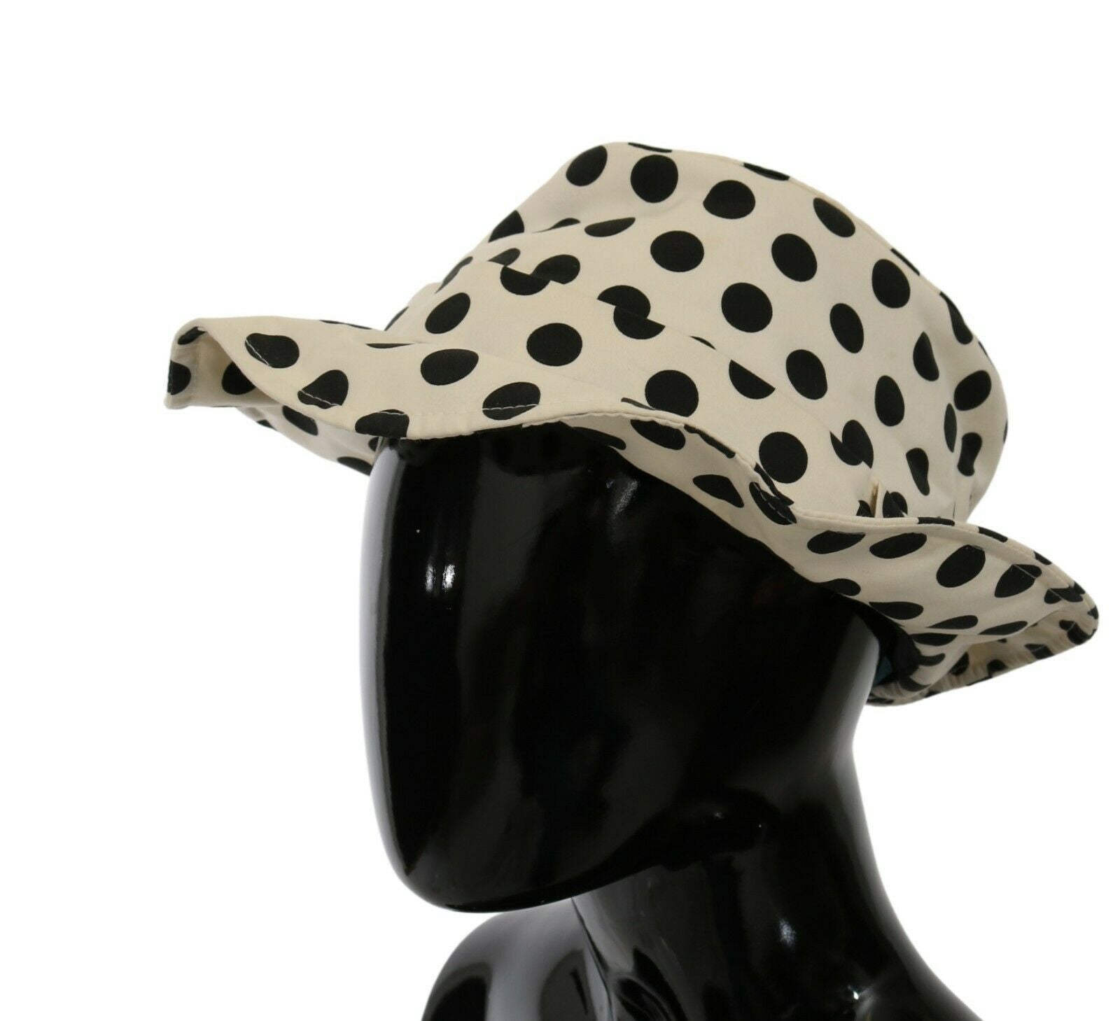 Chapeau trilby noir à pois Dolce &amp; Gabbana Chic