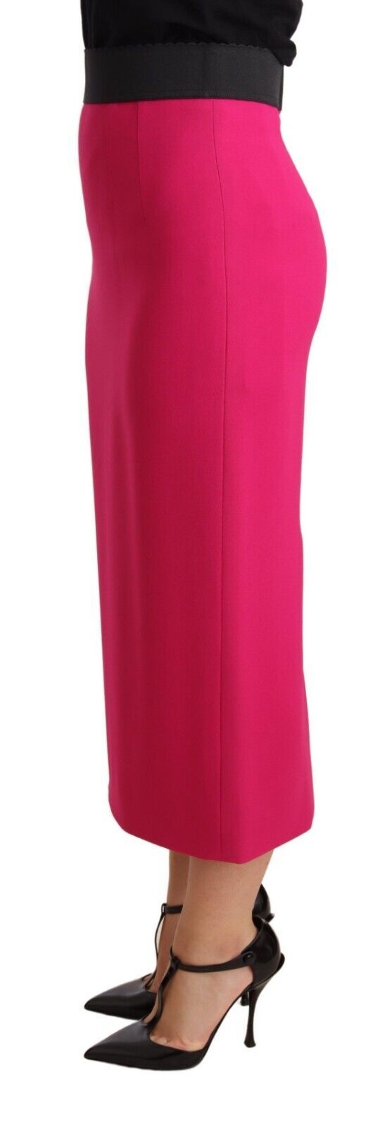 Dolce &amp; Gabbana Jupe crayon élégante taille haute en rose