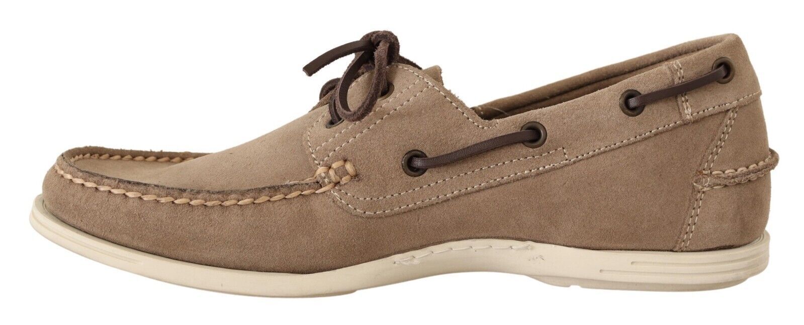 Mocassins élégants en daim beige Pollini pour gentleman exigeant