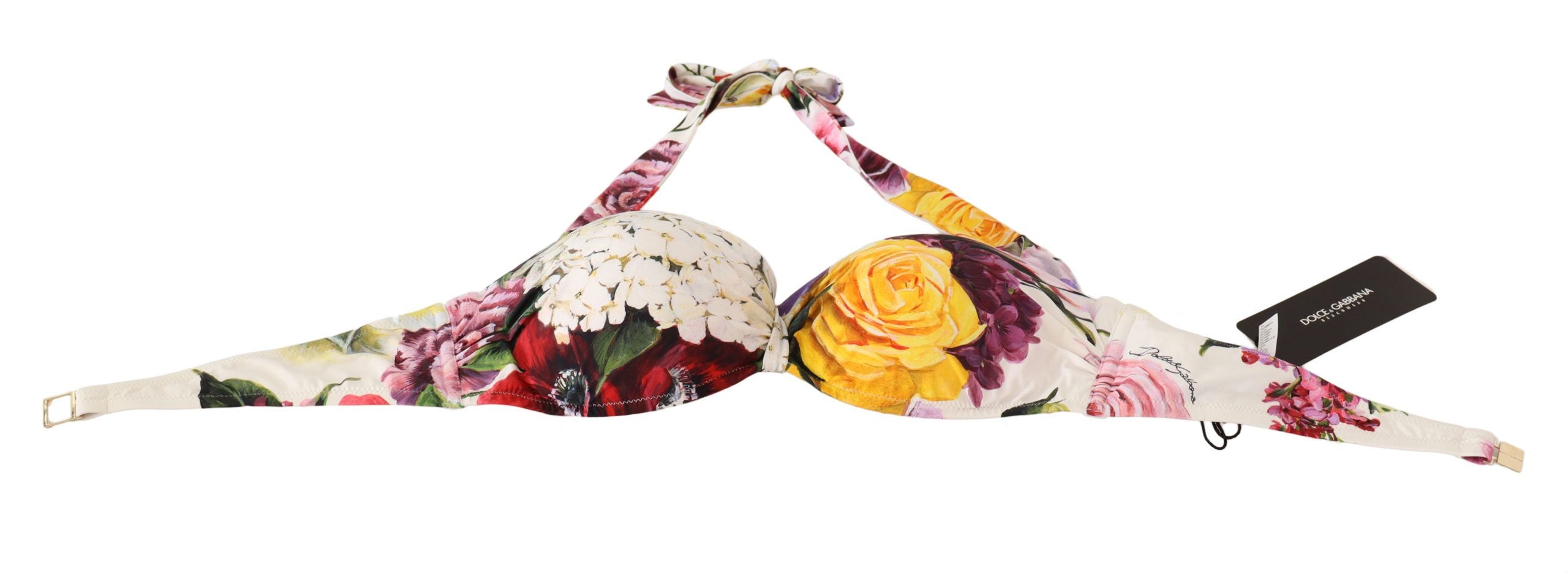 Dolce &amp; Gabbana Chic Haut de bikini à imprimé floral - Summer Essential