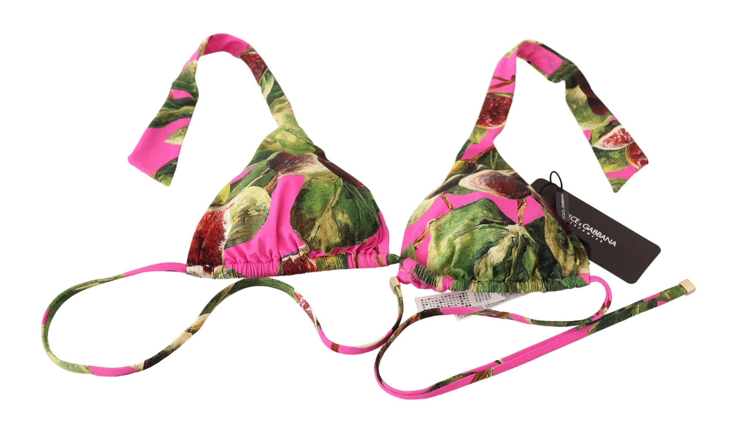 Haut de bikini fleuri Dolce &amp; Gabbana Chic