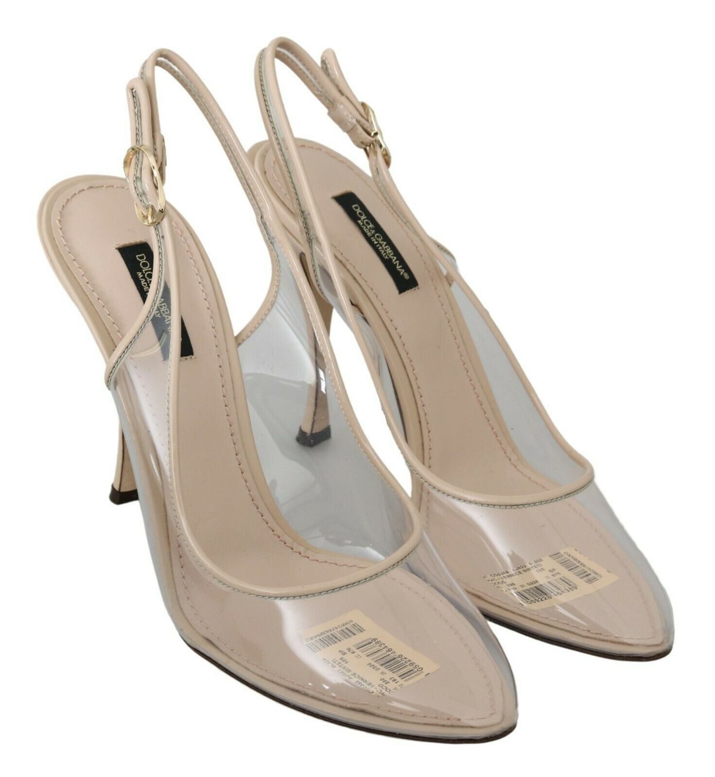 Dolce &amp; Gabbana Élégants Talons Slingback Beige Nude