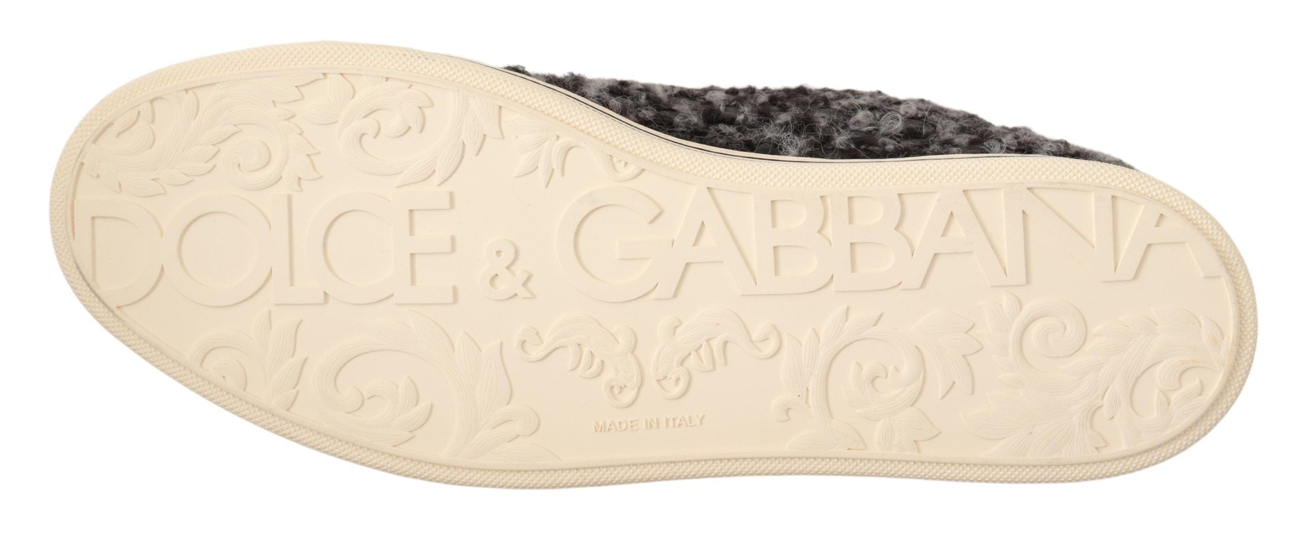 Dolce &amp; Gabbana Baskets montantes grises élégantes