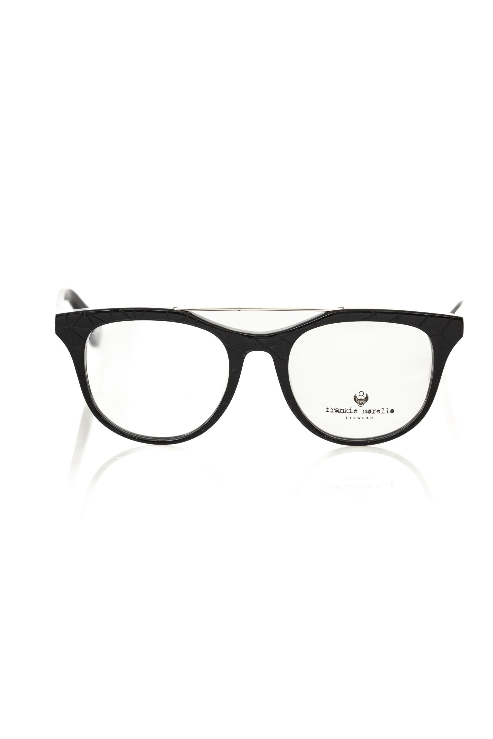 Lunettes de vue Wayfarer géométriques chics Frankie Morello