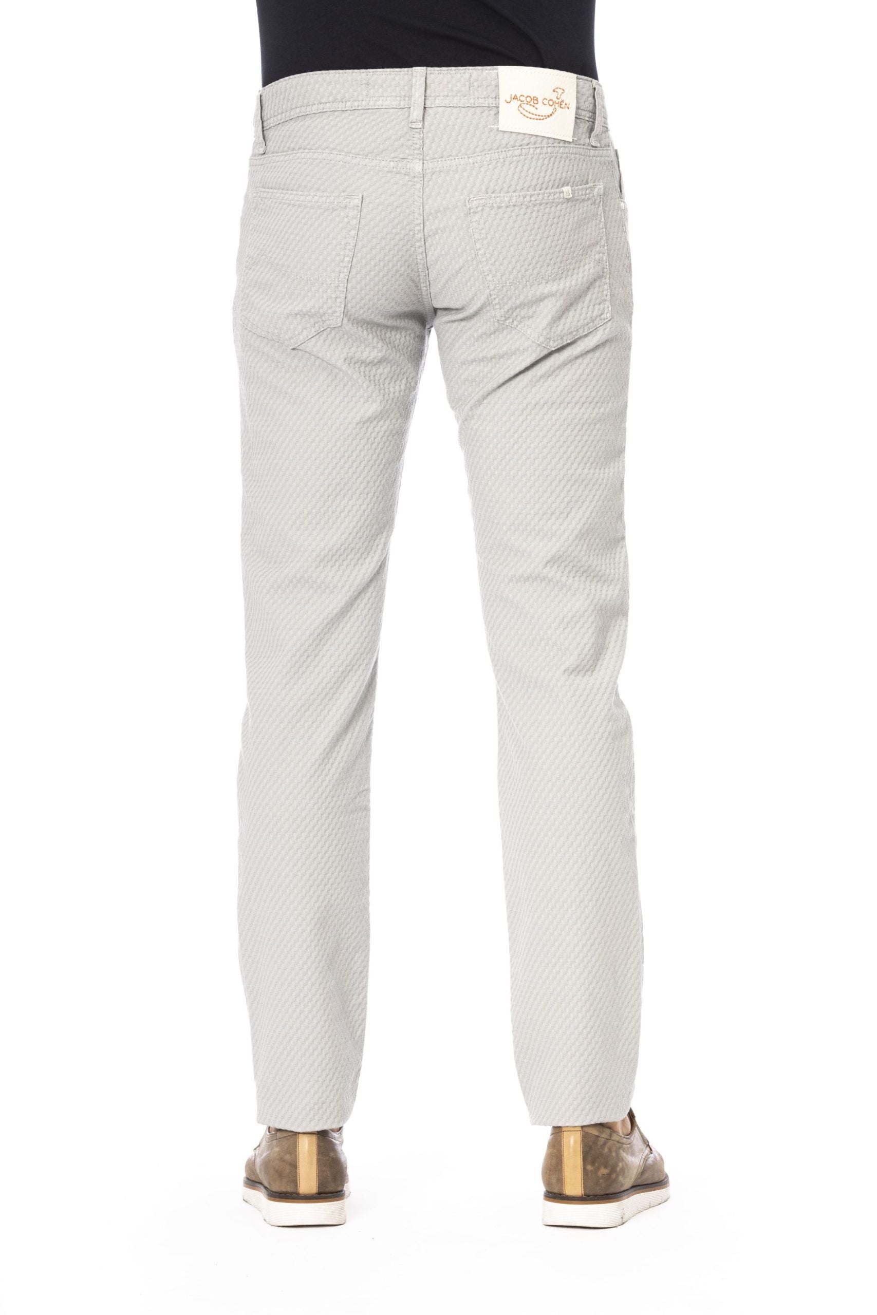 Jacob Cohen Elegant Gray 5-Pocket Designer Jeans