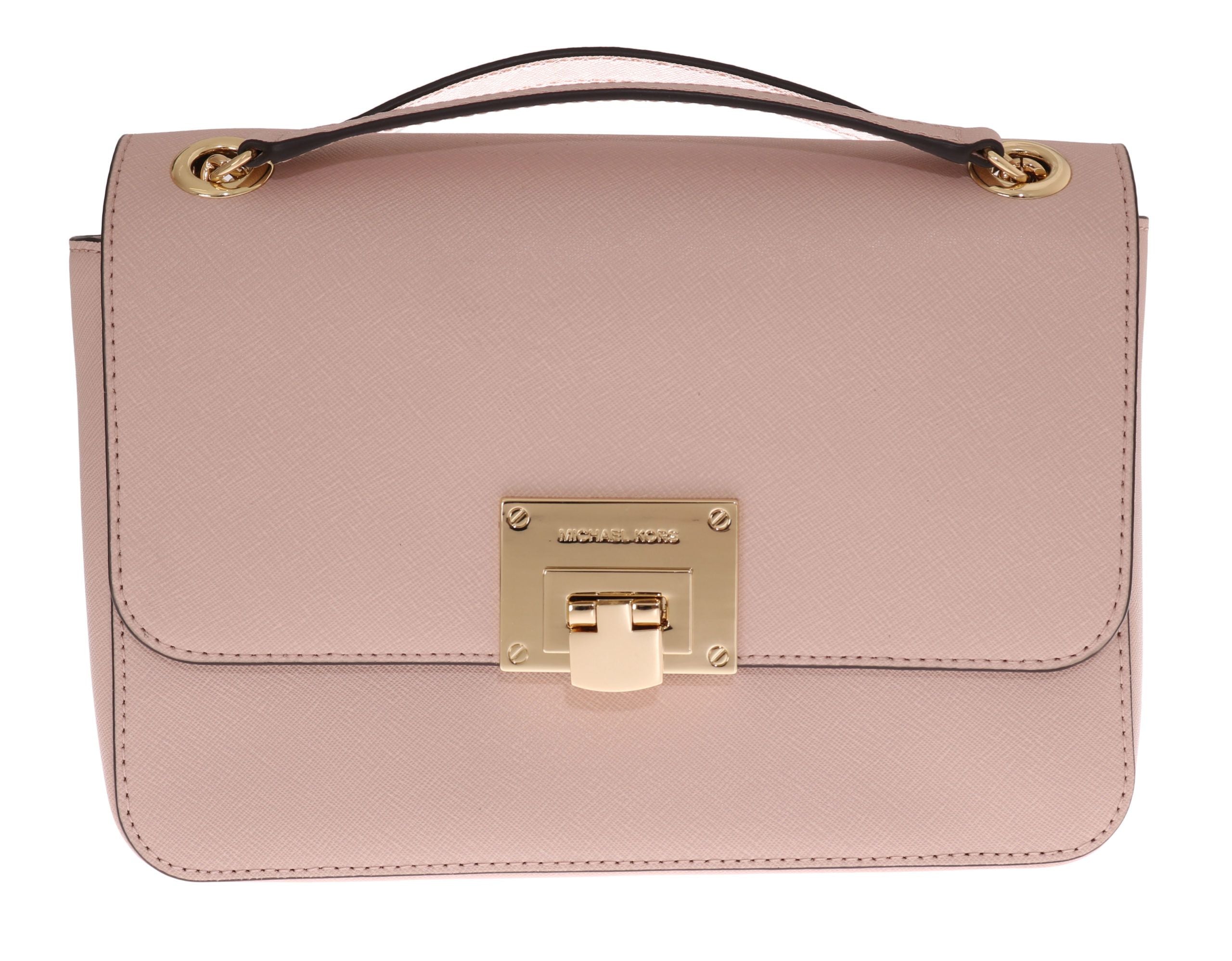 Michael Kors élégant sac à bandoulière rose Tina