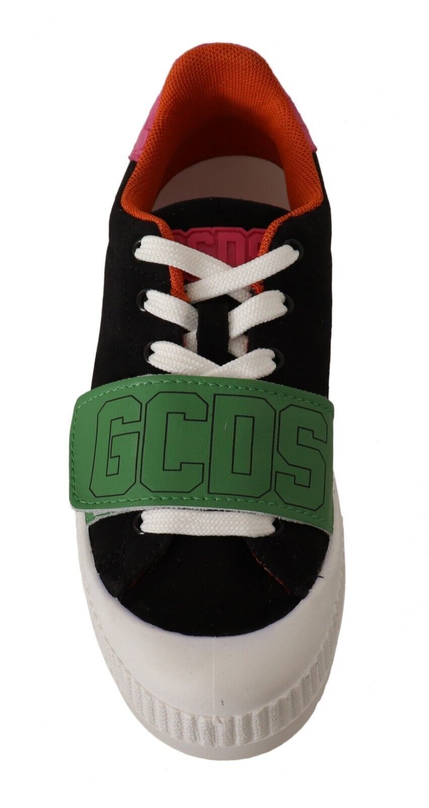 GCDS Baskets basses à lacets multicolores élégantes