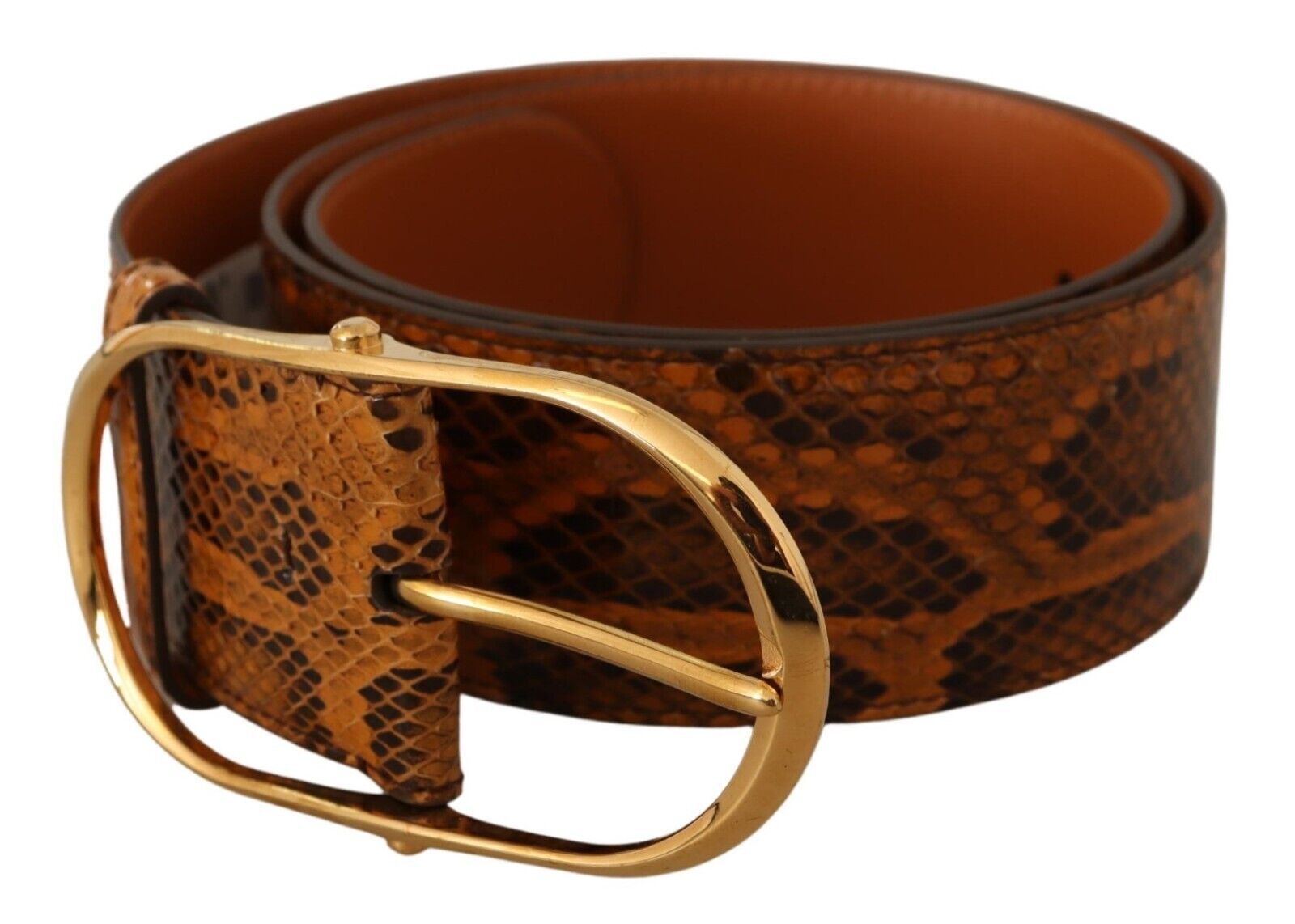 Dolce &amp; Gabbana Ceinture élégante en cuir peau de python