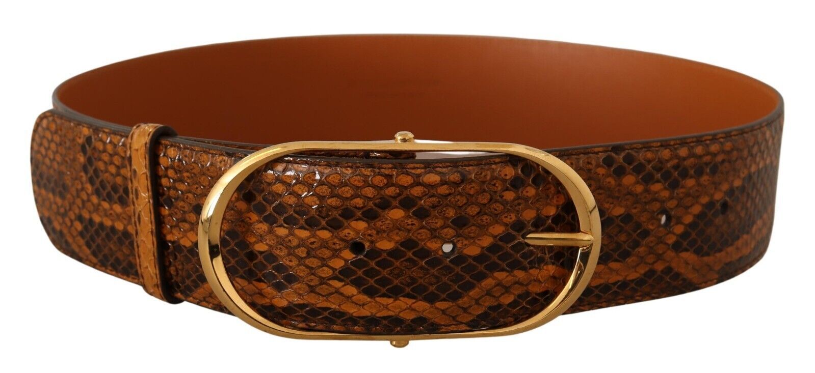 Dolce &amp; Gabbana Ceinture élégante en cuir peau de python