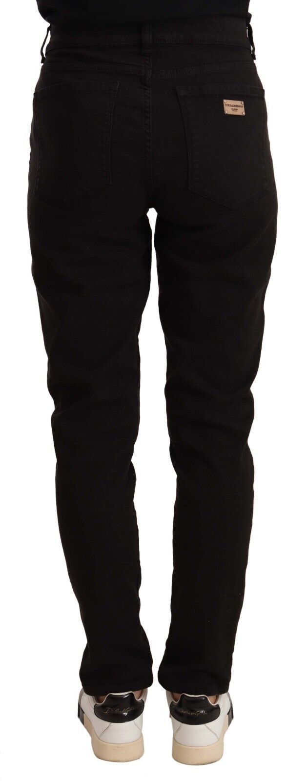 Dolce &amp; Gabbana Jean skinny noir élégant coupe slim