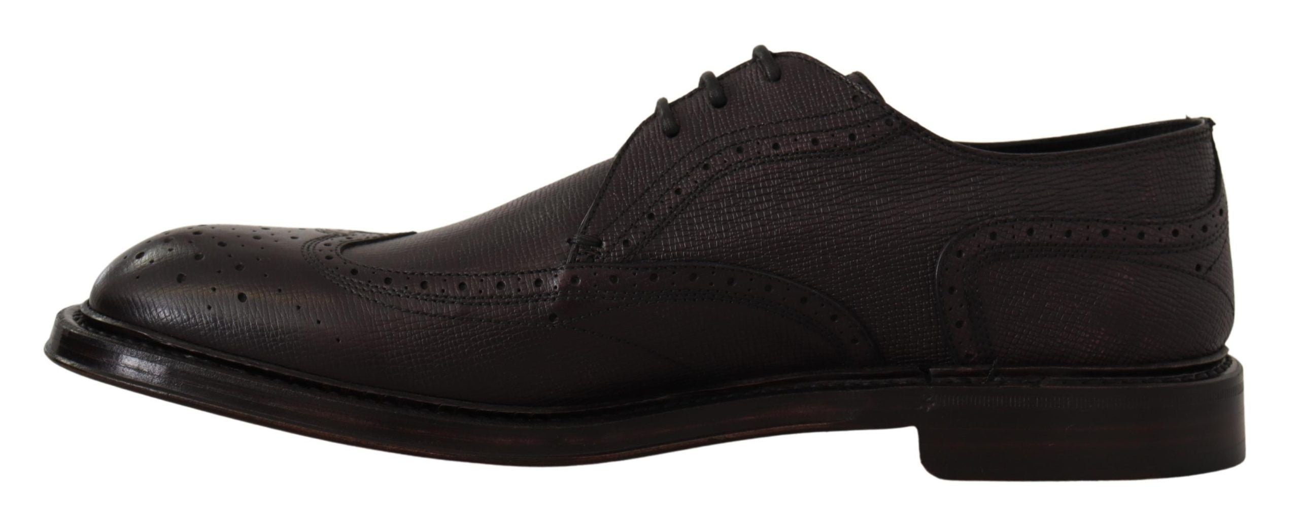 Dolce &amp; Gabbana Chaussures formelles élégantes pourpres Wingtip pour hommes