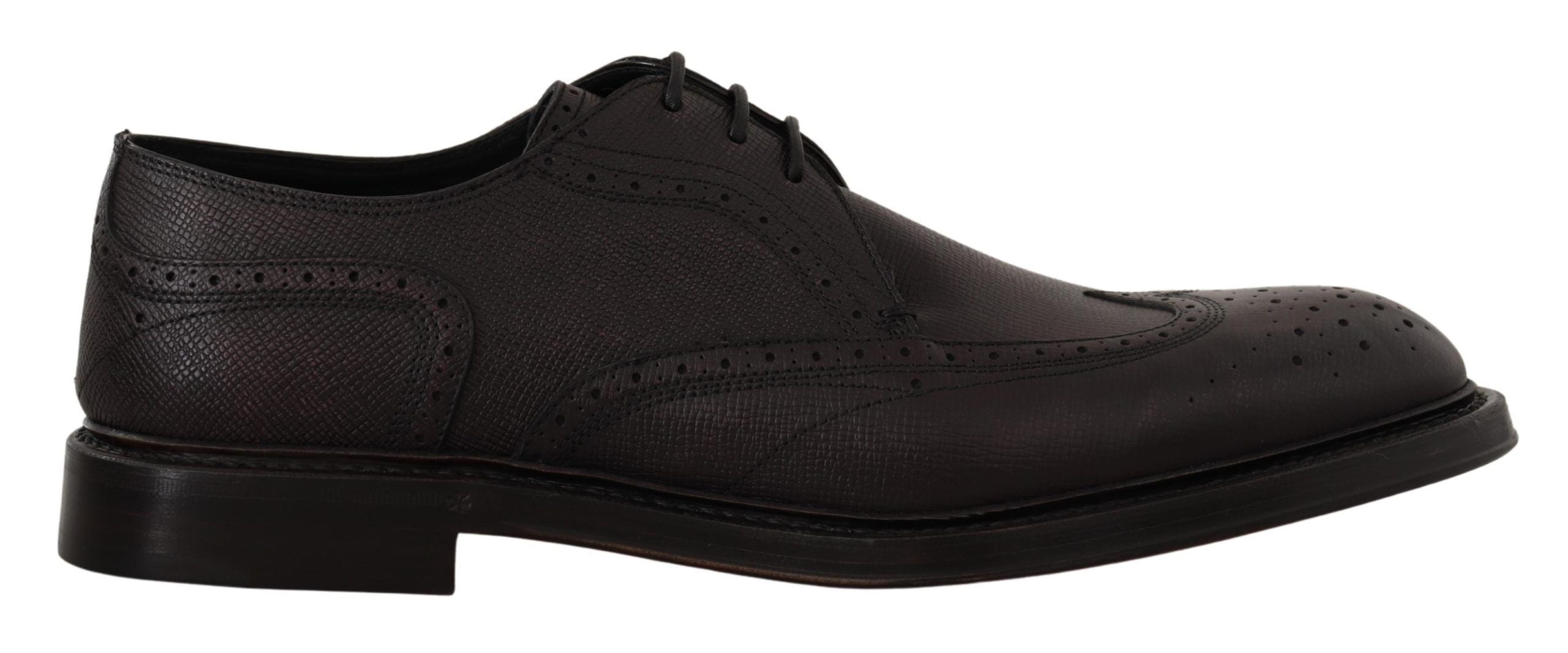 Dolce &amp; Gabbana Chaussures formelles élégantes pourpres Wingtip pour hommes