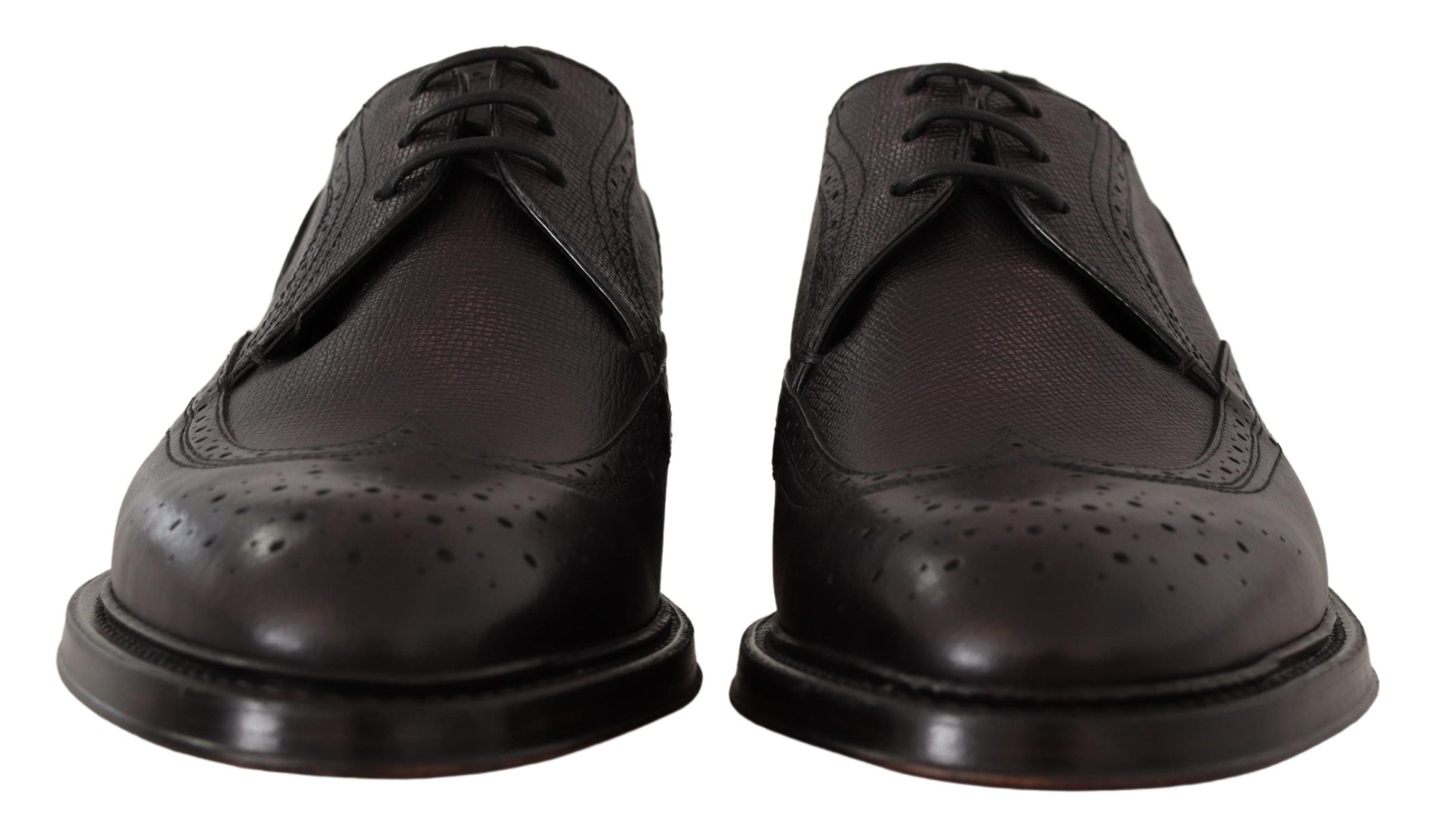 Dolce &amp; Gabbana Chaussures formelles élégantes pourpres Wingtip pour hommes