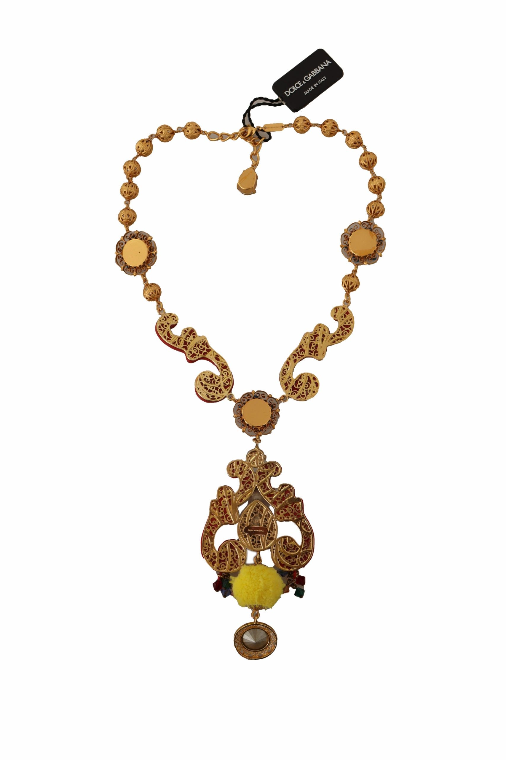 Collier tendance en cristal multicolore Dolce &amp; Gabbana