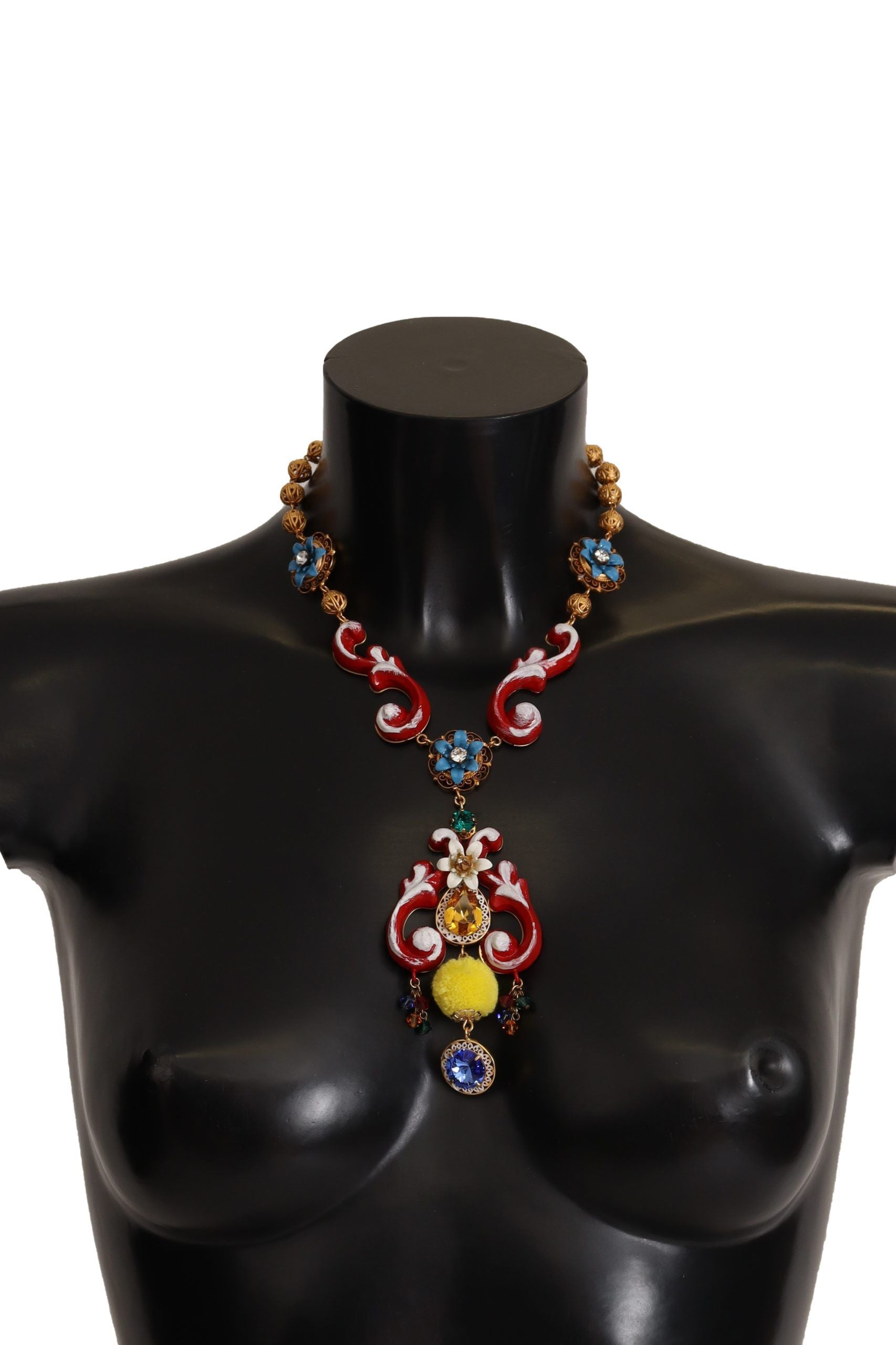 Collier tendance en cristal multicolore Dolce &amp; Gabbana