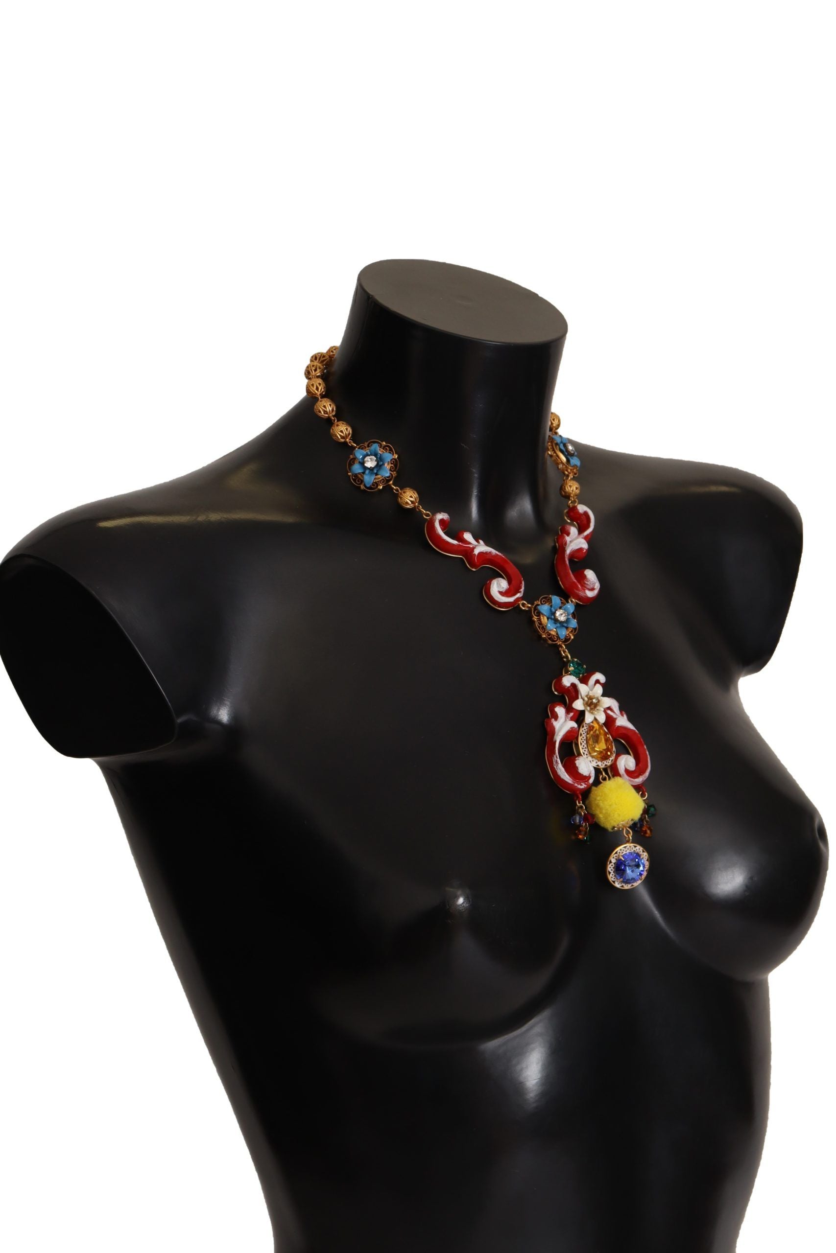 Collier tendance en cristal multicolore Dolce &amp; Gabbana