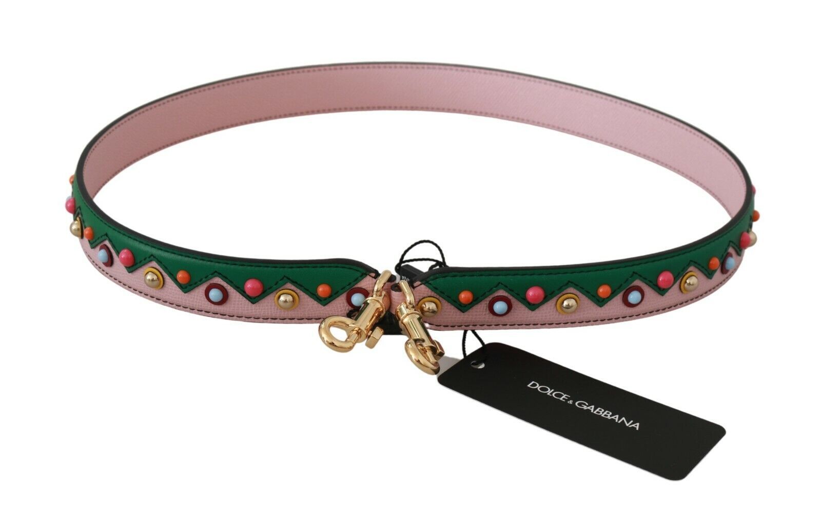 Dolce & Gabbana Elegant Multicolor Leather Shoulder Strap